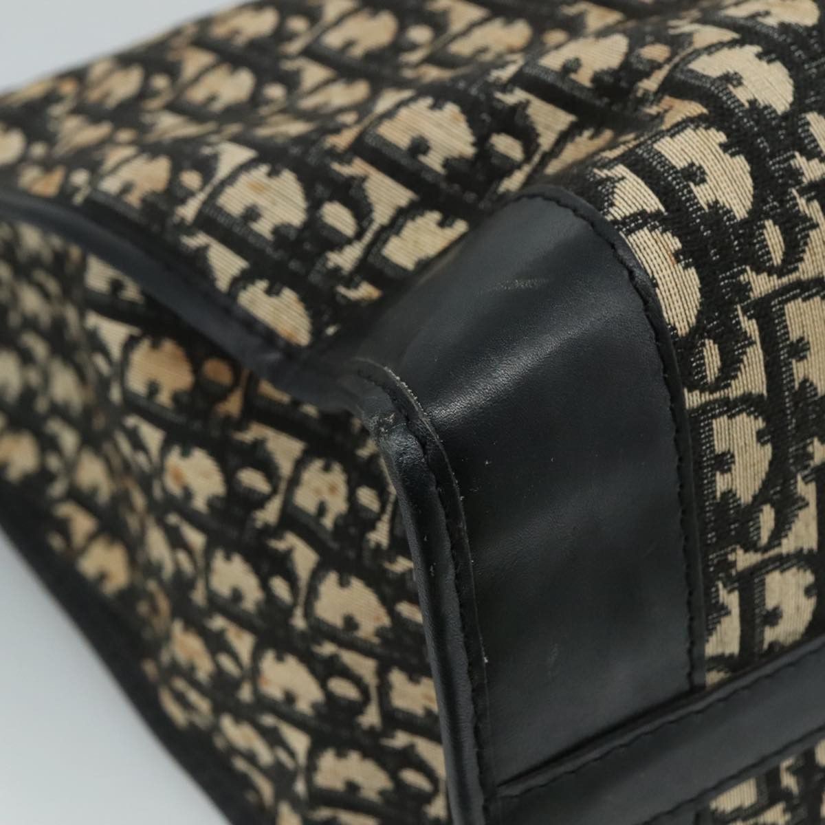 Dior DIOR Trotter Canvas Boston Bag Navy Size ONE SIZE - 13 Thumbnail