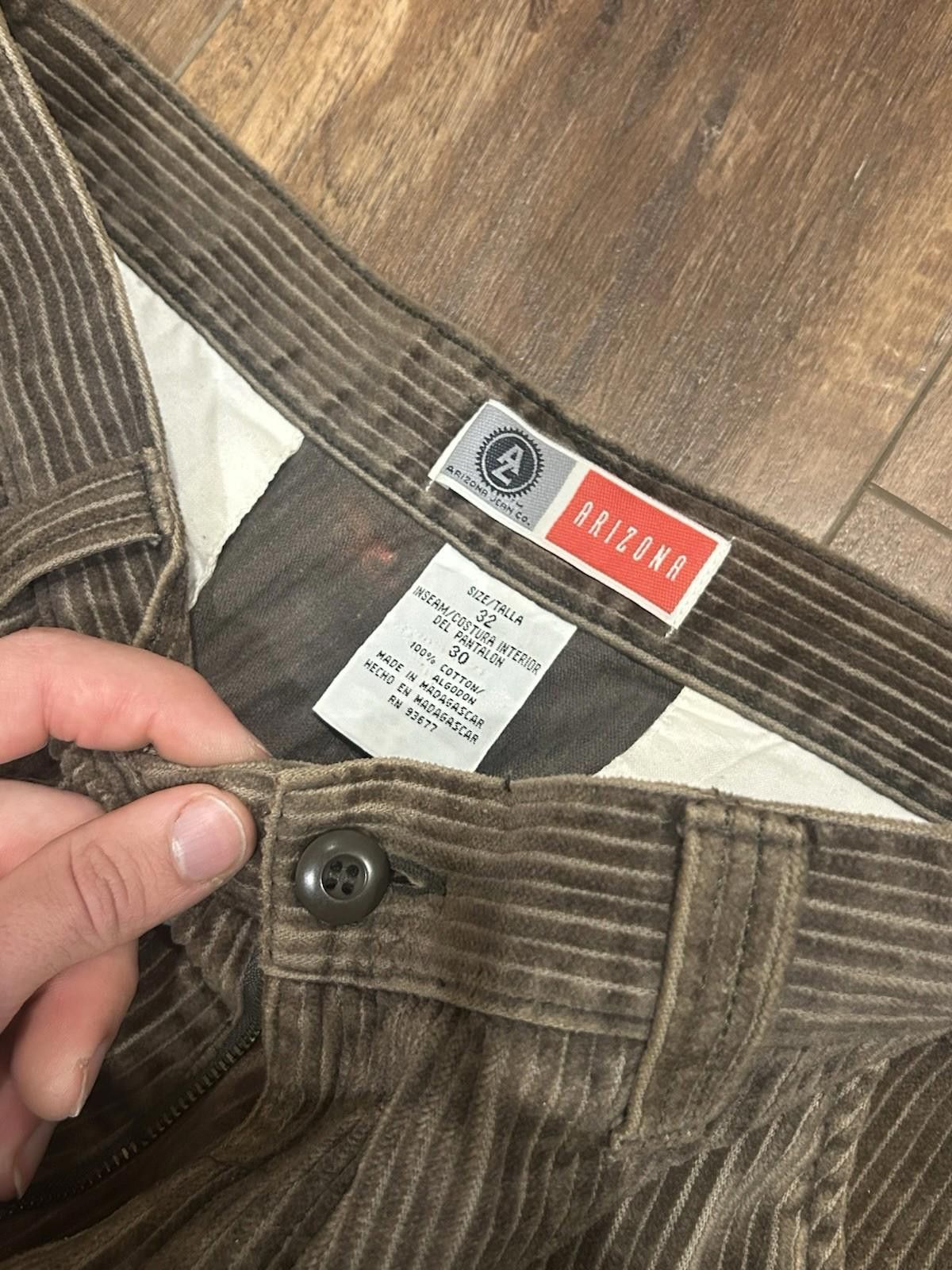 Arizona Jean Co. Vintage Arizona Wide Wale Corduroy Pants 31x30 Loose Baggy Size US 32 / EU 48 - 2 Thumbnail