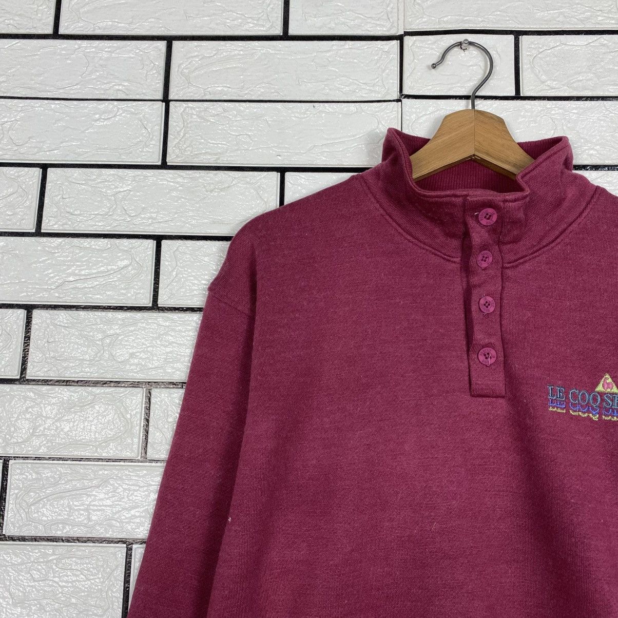 Japanese Brand Vintage Sweatshirt Le Coq Sportif Size US L / EU 52-54 / 3 - 8 Thumbnail