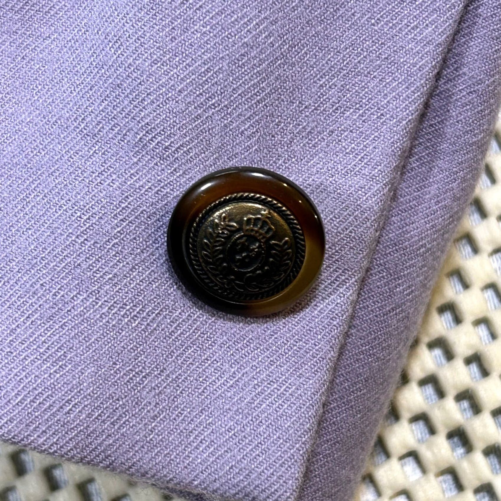 Talbots EUC Talbots Wool Blazer Single Button Lavender Womens Jacket 2 Petite Size XS / US 0-2 / IT 36-38 - 4 Thumbnail