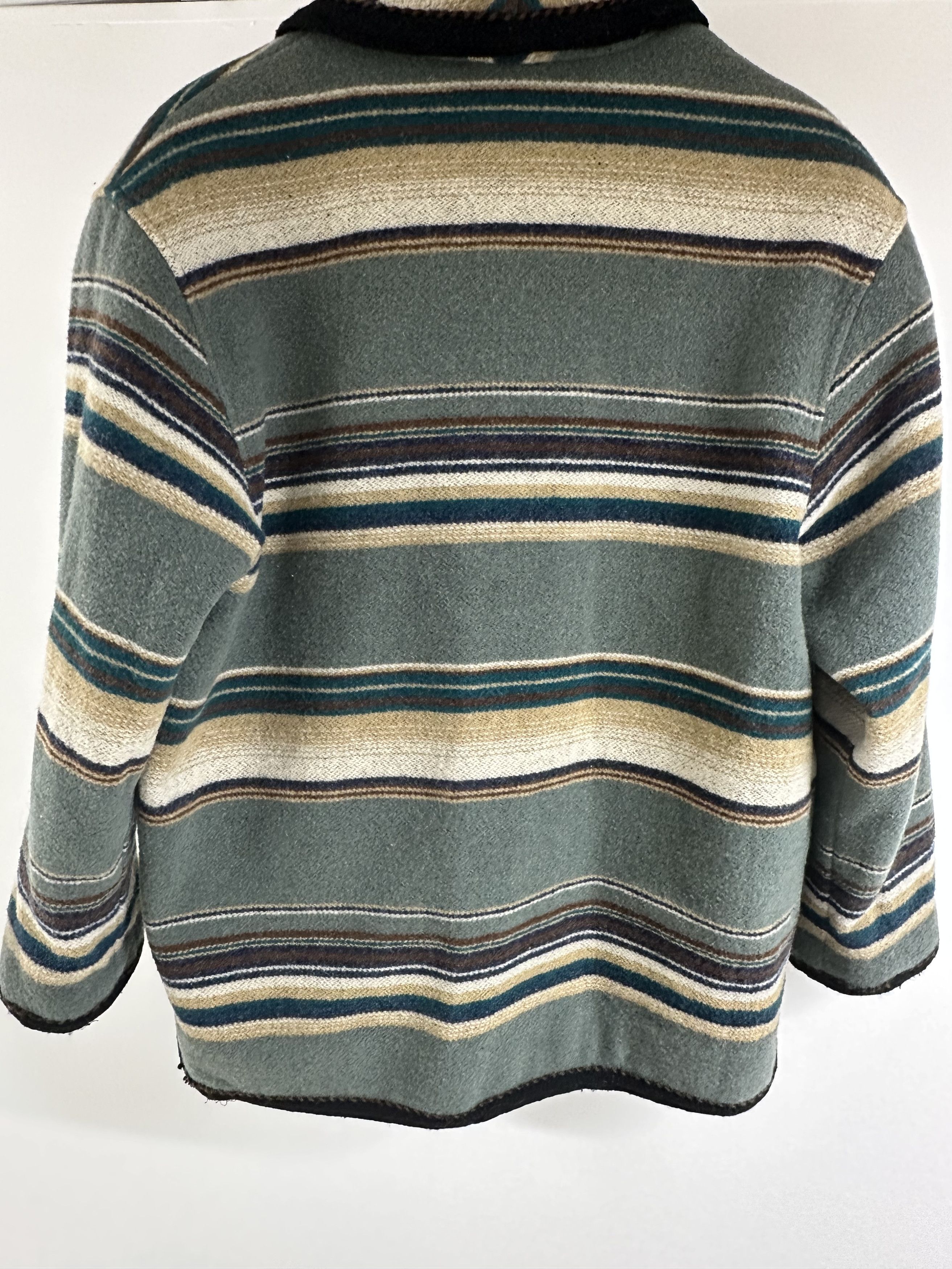Woolrich Woolen Mills Vintage Woolrich Chore Coat Jacket Medium USA Wool Striped Size US M / EU 48-50 / 2 - 2 Thumbnail