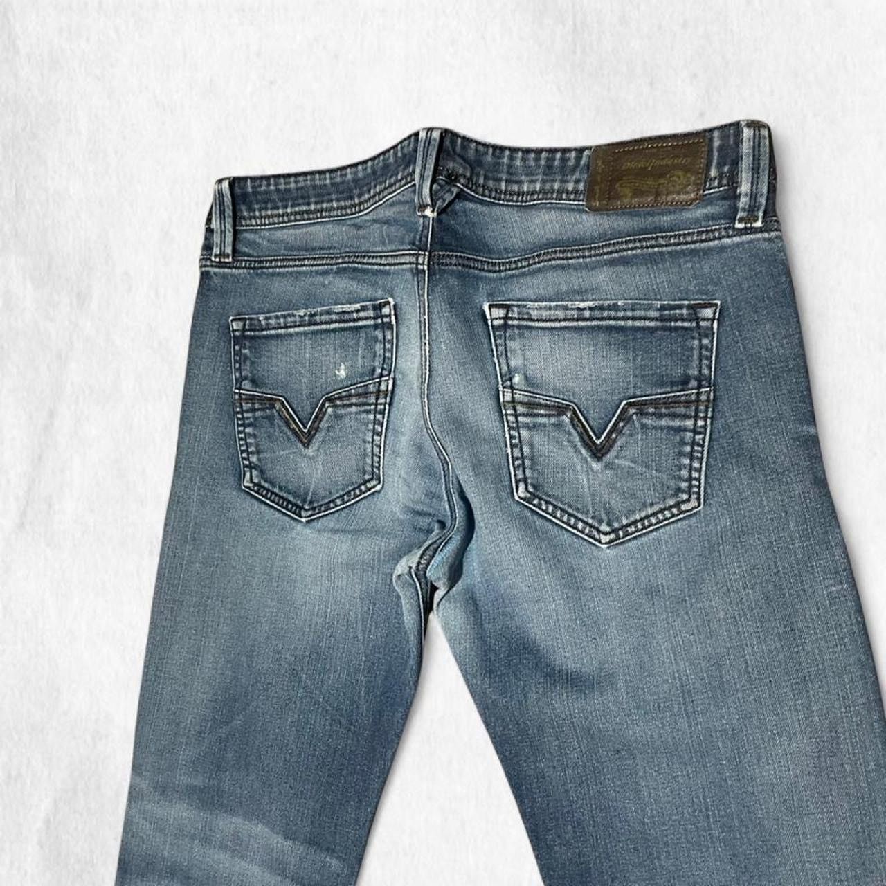 Diesel Diesel VTG LARKEE blue straight leg medium wash jeans Size 33" - 7 Thumbnail