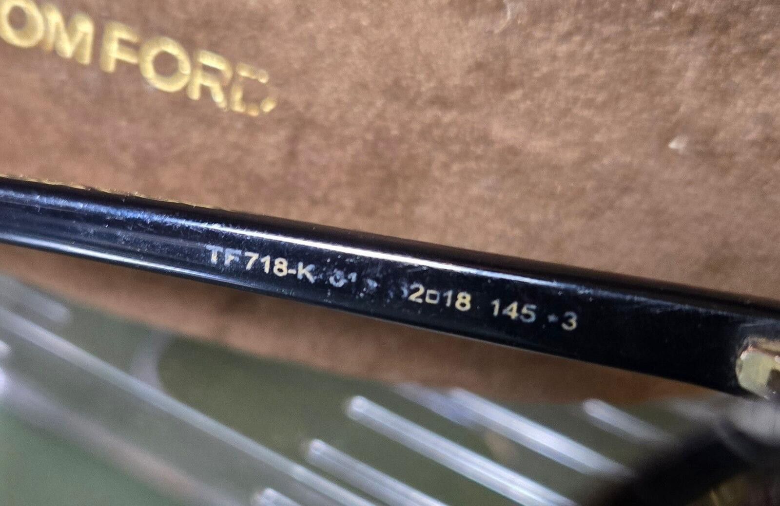 Tom Ford Tom Ford TF718-K Black Cat Eye Sunglasses w/COA Size ONE SIZE - 4 Thumbnail