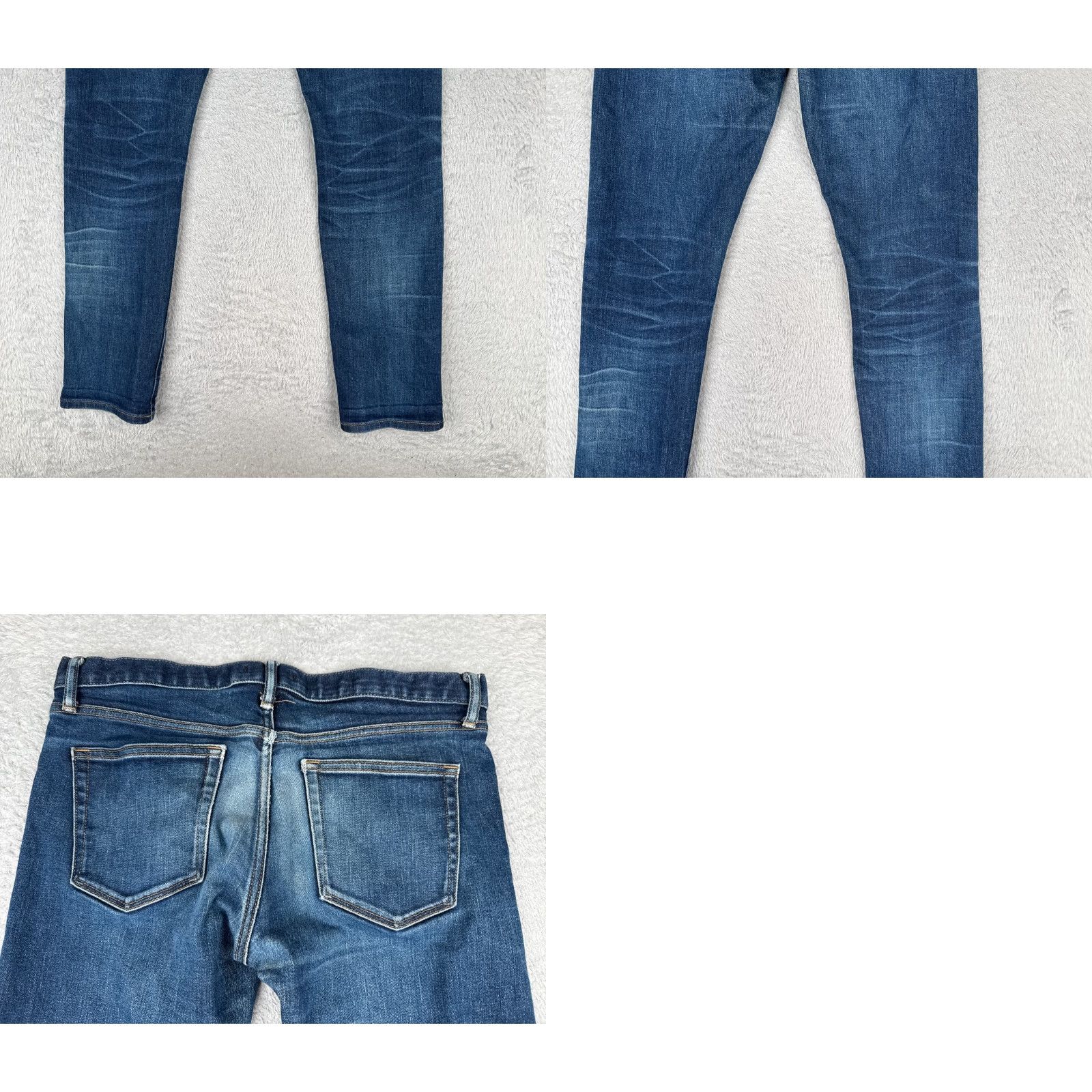 Uniqlo Uniqlo Jeans Mens 34x32 Blue Denim Skinny Zip Fly Mid Rise Cotton Blend Size US 34 / EU 50 - 10 Thumbnail
