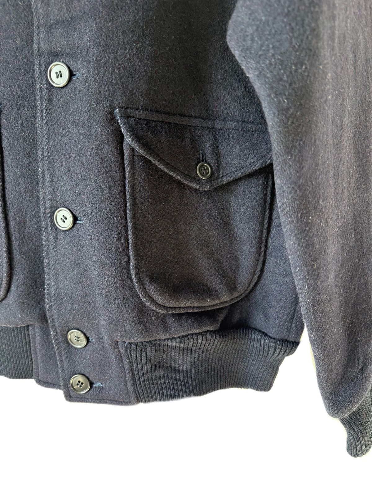 Baracuta BARACUTA BLUE WOOL CASUAL JACKET, TARTAN SKIN INSIDE Size US M / EU 48-50 / 2 - 6 Thumbnail