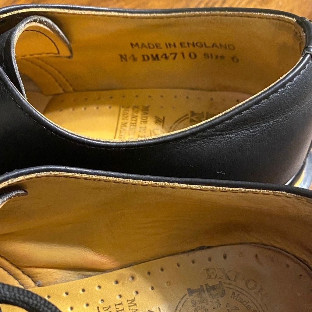 Dr. Martens Dr. Martens 3 eye black low tops Vintage UK Size 6 Size US 6 / EU 39 - 9 Thumbnail