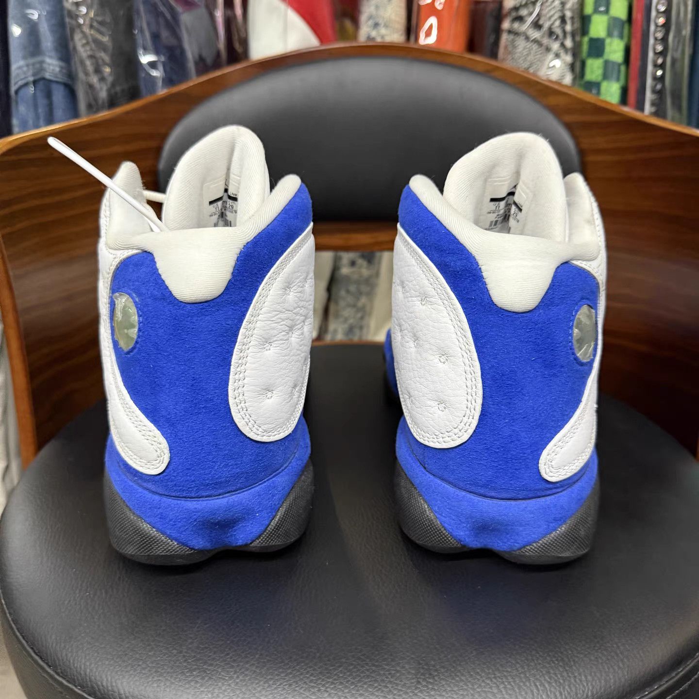 Jordan Brand Air Jordan 13 White Blue K15 Size US 12 / EU 45 - 3 Thumbnail