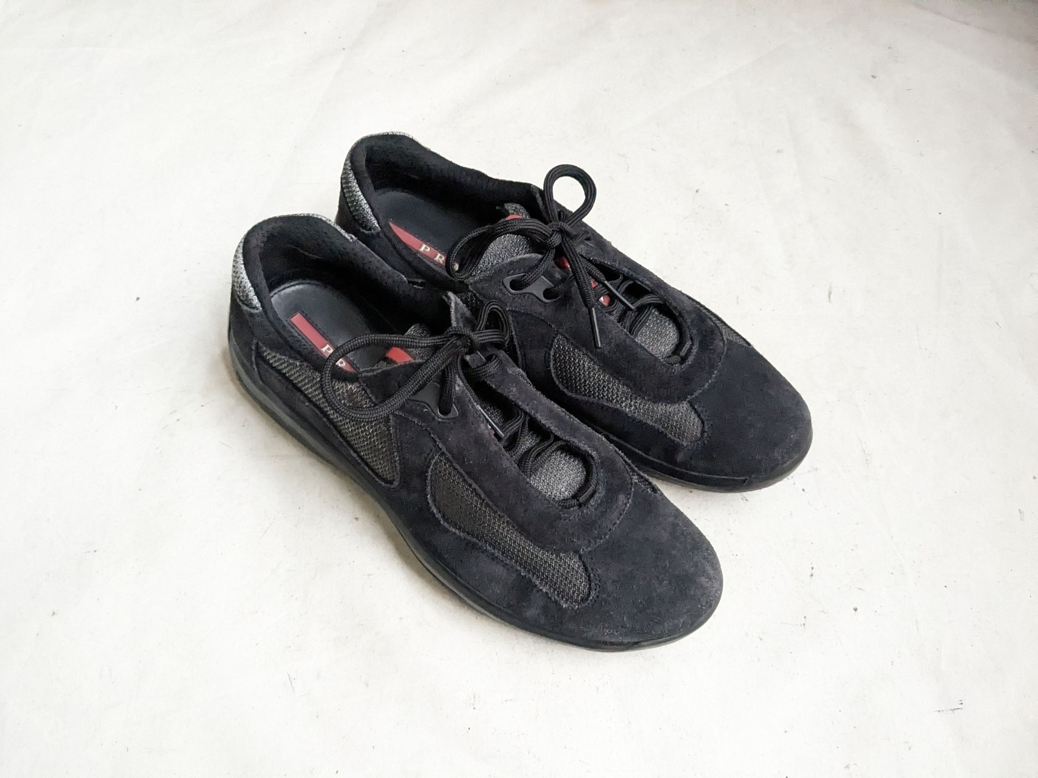 Prada Prada America's Cup Navy Blue Suede 9.5 Low Top Size US 9.5 / EU 42-43 - 2 Thumbnail