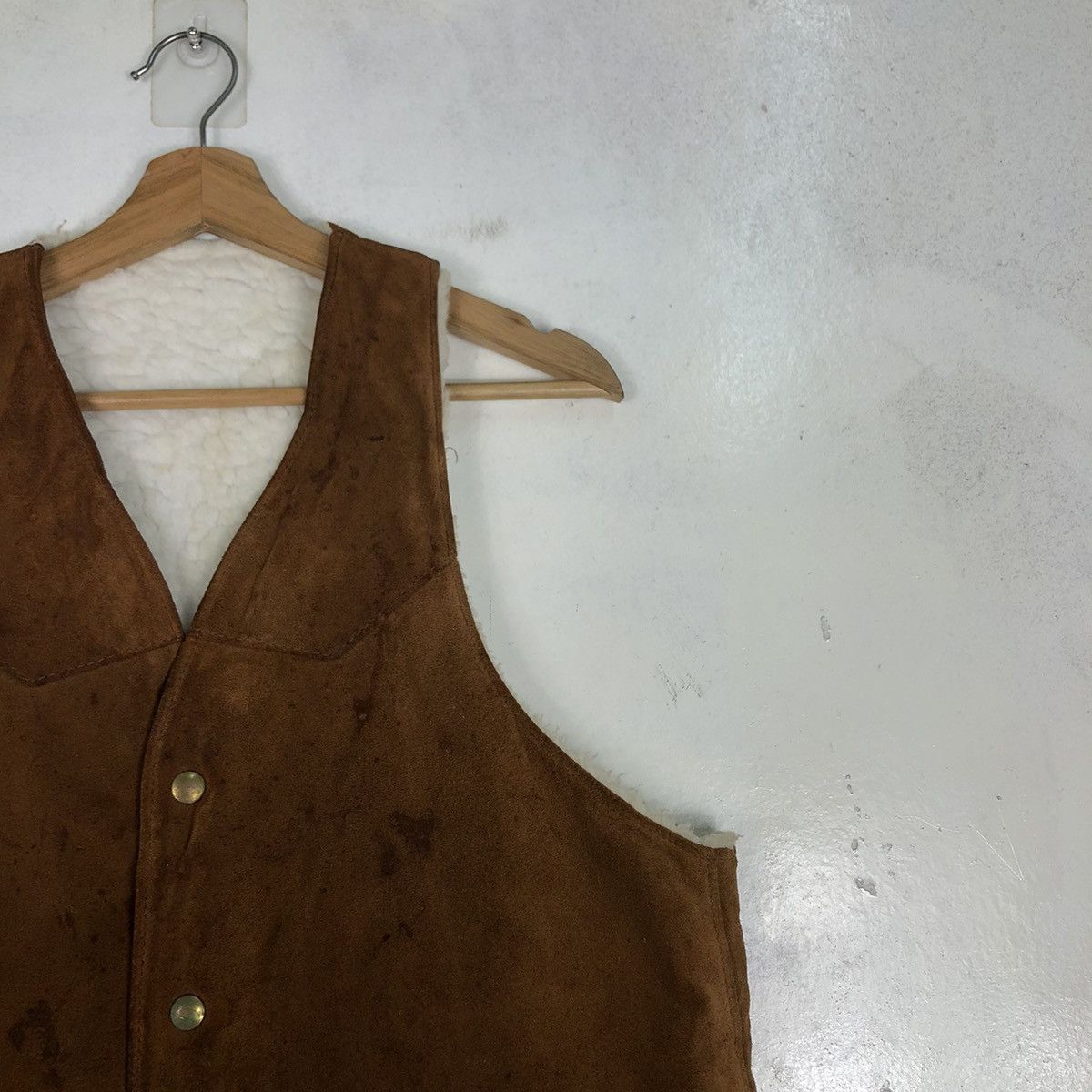 Genuine Leather 🔥Vintage Genuine Leather Vest Jacket Japan Size US M / EU 48-50 / 2 - 8 Thumbnail