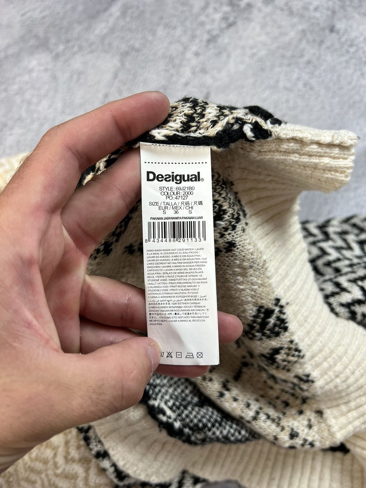 Designer × Desigual Desigual full zip knit sweater Size S / US 4 / IT 40 - 11 Thumbnail