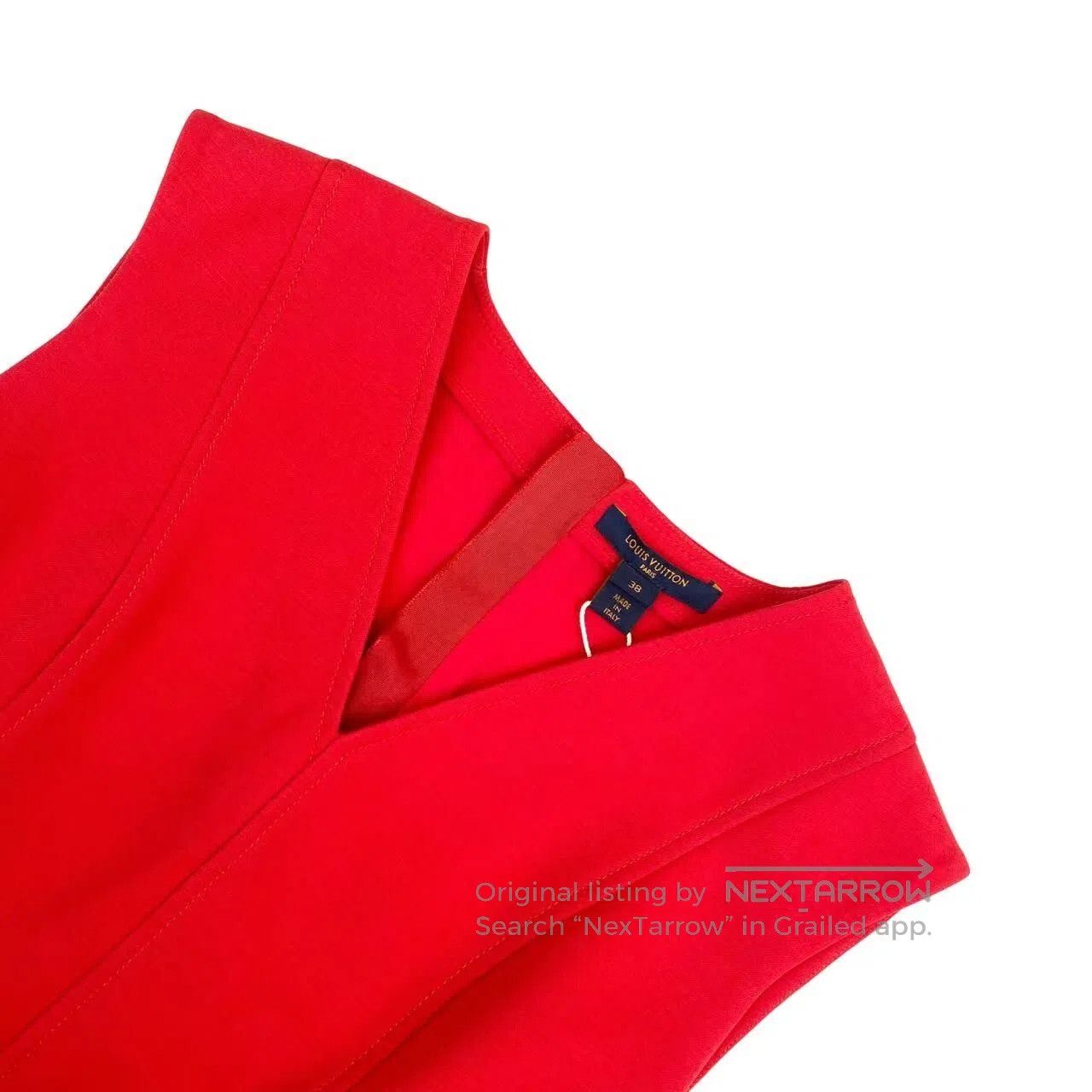 Louis Vuitton Louis Vuitton Gold-buckled belt dress| Size XS / US 0-2 / IT 36-38 - 3 Thumbnail