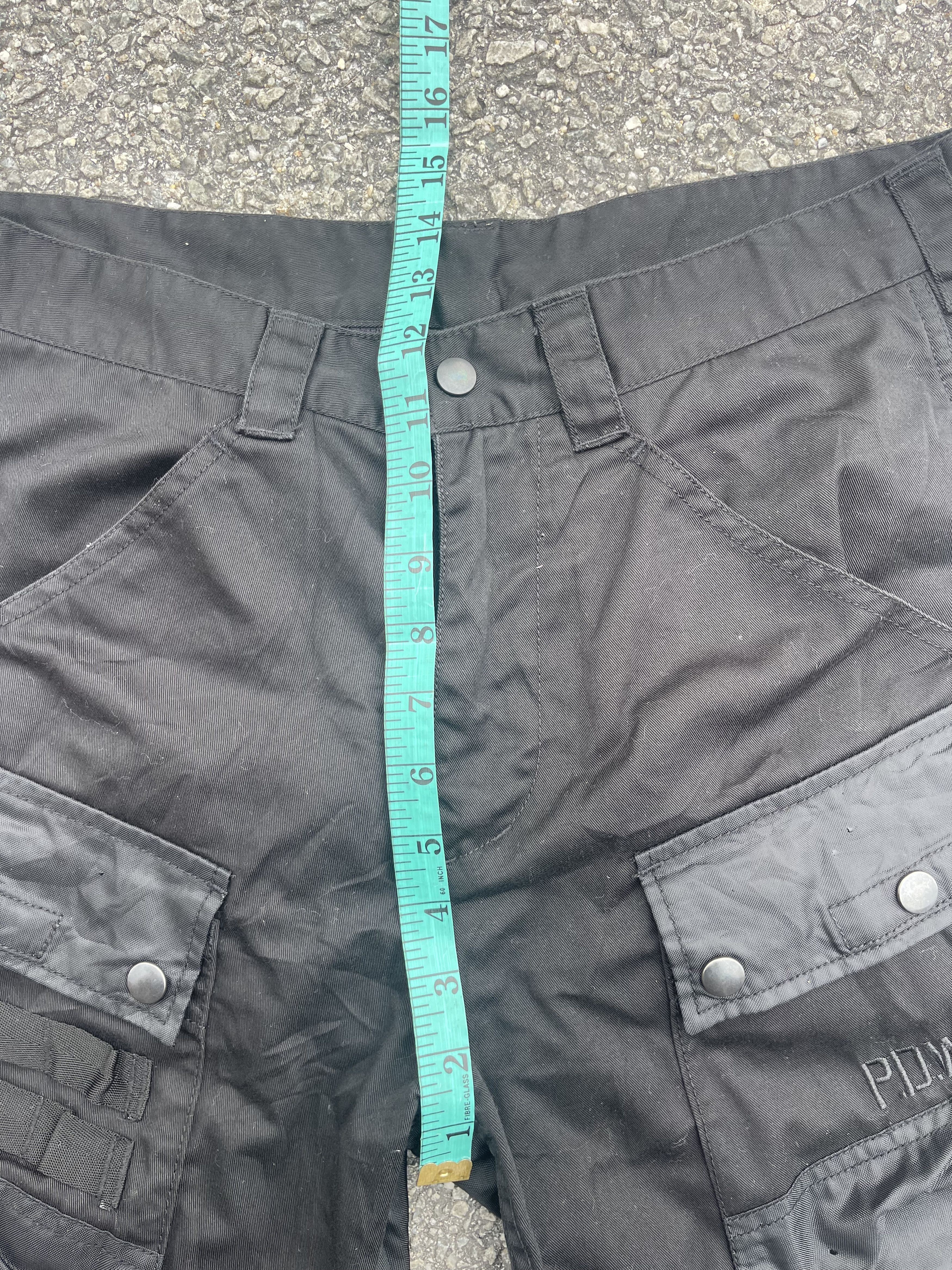 Le Grande Bleu (L.G.B.) Black Tactical Multipocket PDW Trousers Combat Size US 32 / EU 48 - 6 Thumbnail