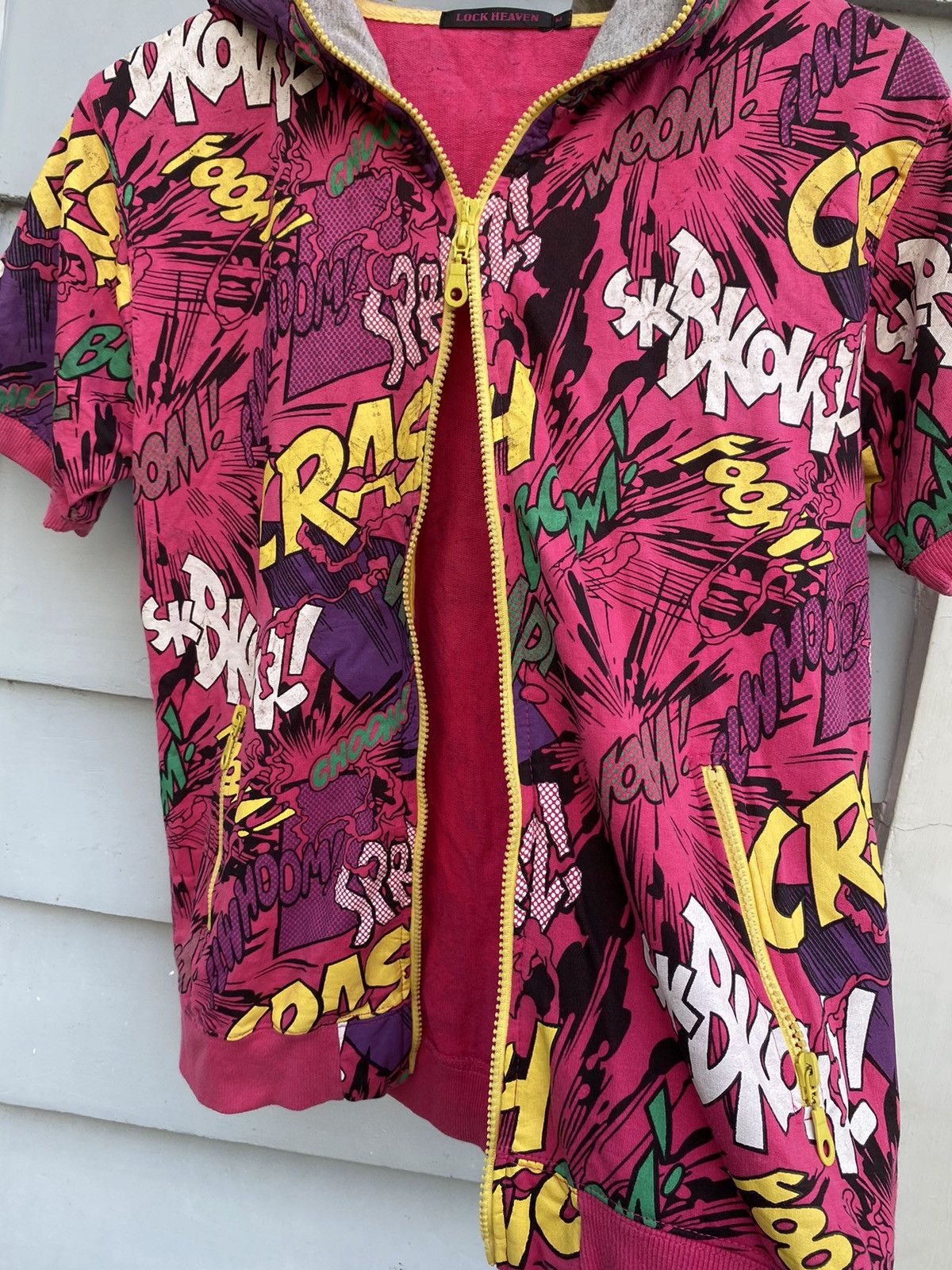 Japanese Brand Lock Heaven Aop Double Zip Hoodie Comic Marvel Style Japan Size US M / EU 48-50 / 2 - 7 Thumbnail