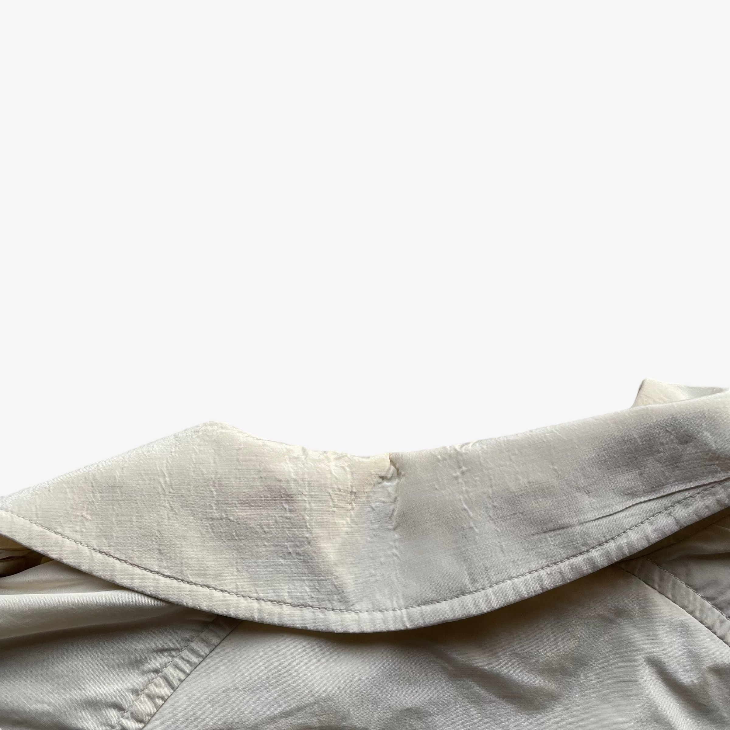 Burberry Vintage 80s Women's Burberry Double Breasted Trench Coat Size M / US 6-8 / IT 42-44 - 7 Thumbnail
