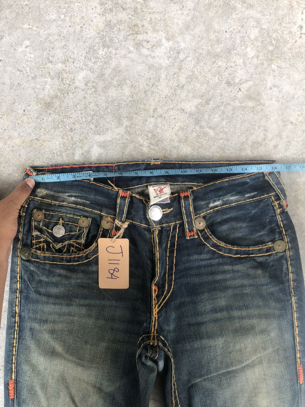 True Religion Vintage True Religion Flared Jeans Distressed Jeans Size US 32 / EU 48 - 25 Thumbnail