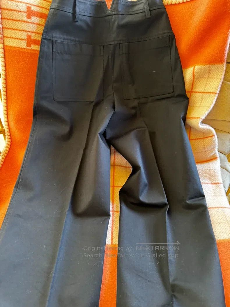 Hermes Hermes Black Straight Pants, Suit or Casual Pants, Versati Size 42" / US 20 - 4 Thumbnail