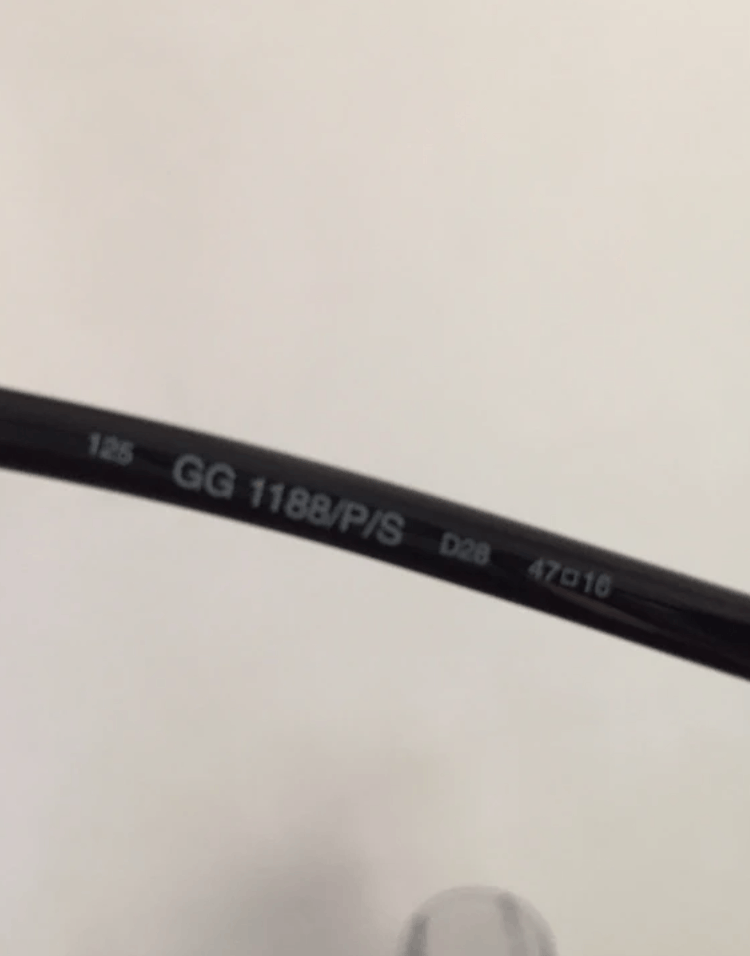 Gucci GUCCI Sunglasses GG1188 Shield Rimless 90s Wrap 1190 Vintage Size ONE SIZE - 5 Thumbnail