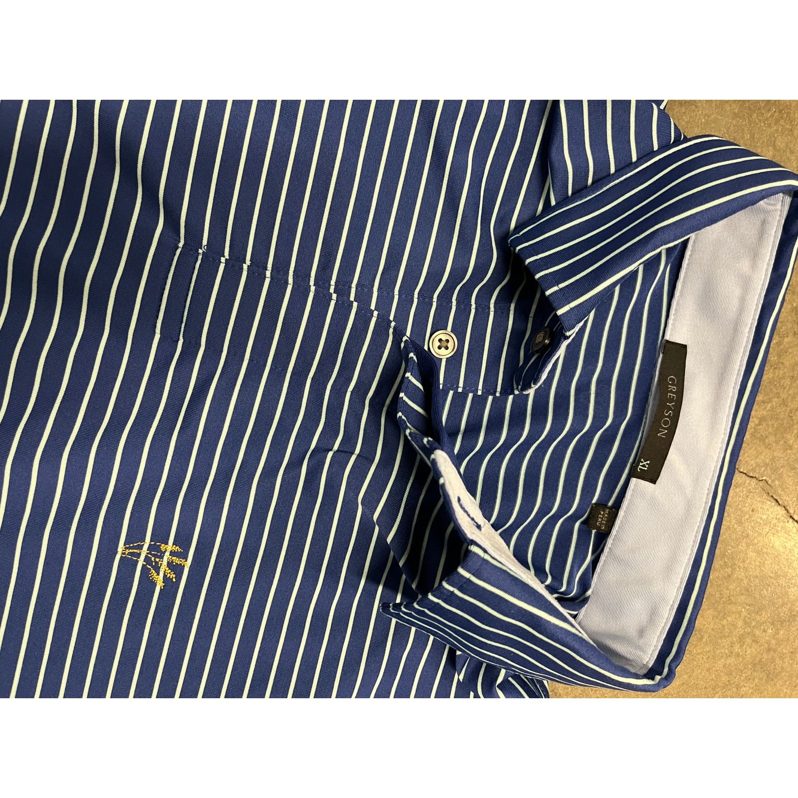 Grailed Greyson polo striped blue XL golf men’s Size US XL / EU 56 / 4 - 4 Thumbnail