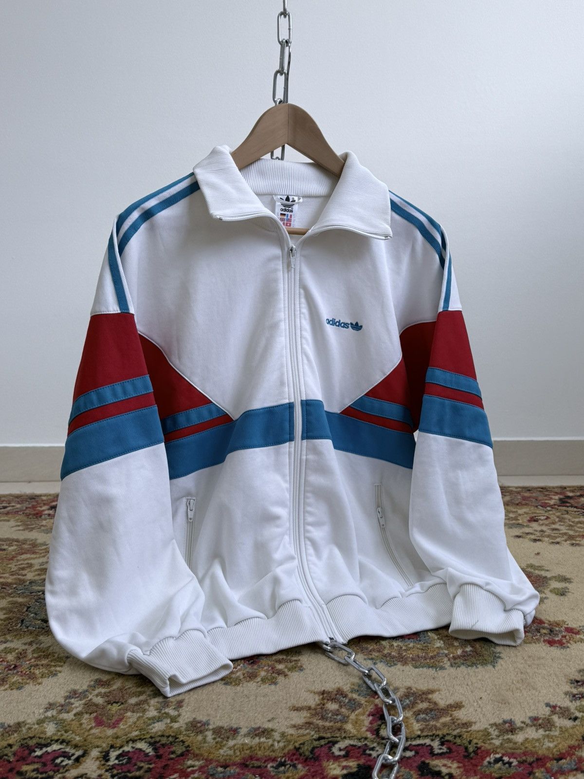 Adidas Vintage 80s Adidas Made In West Germany Track Jacket Size US M / EU 48-50 / 2 - 1 Thumbnail