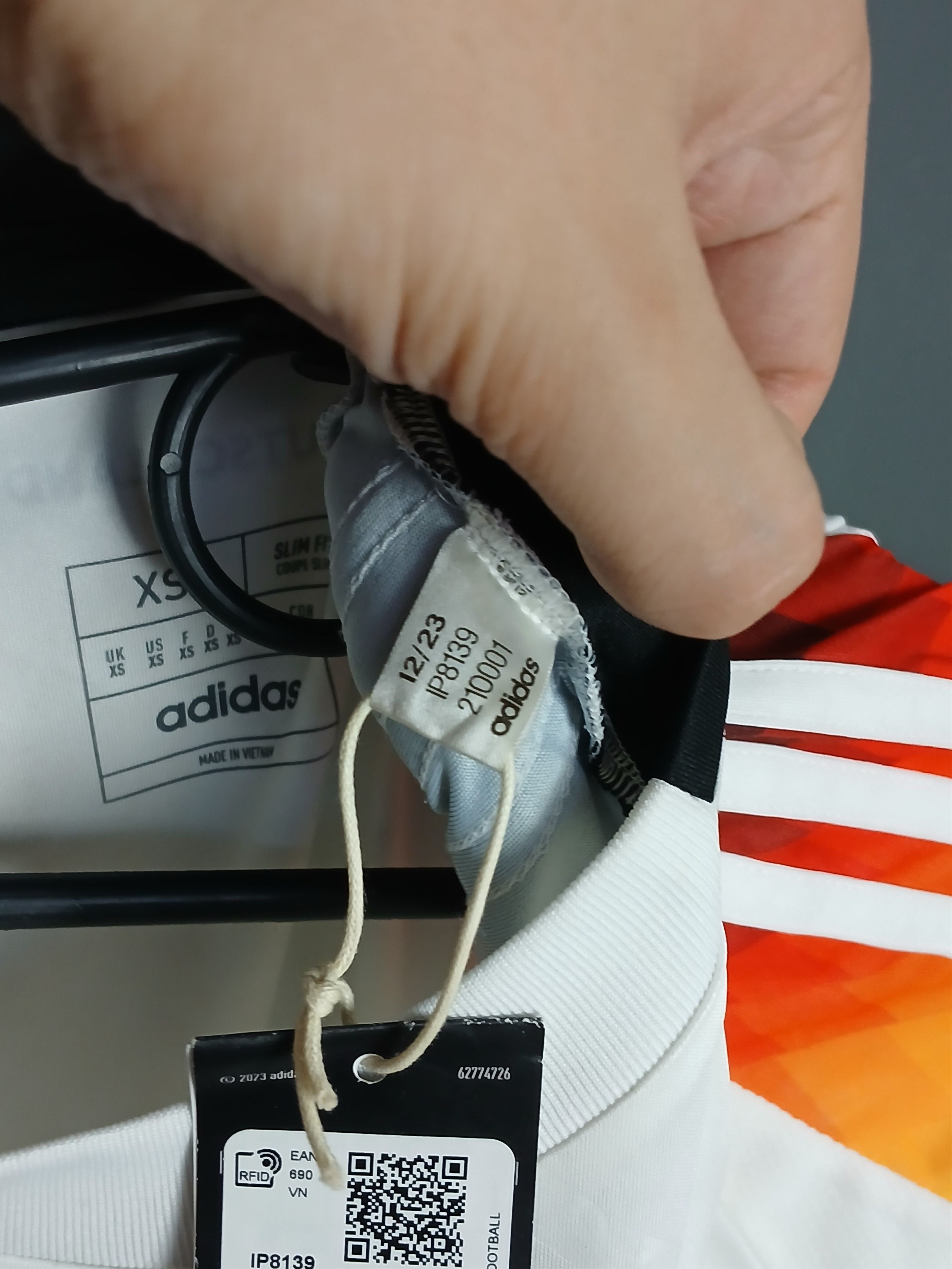 Adidas New Germany National Football Team 2024 Home Jersey Size US XS / EU 42 / 0 - 13 Thumbnail