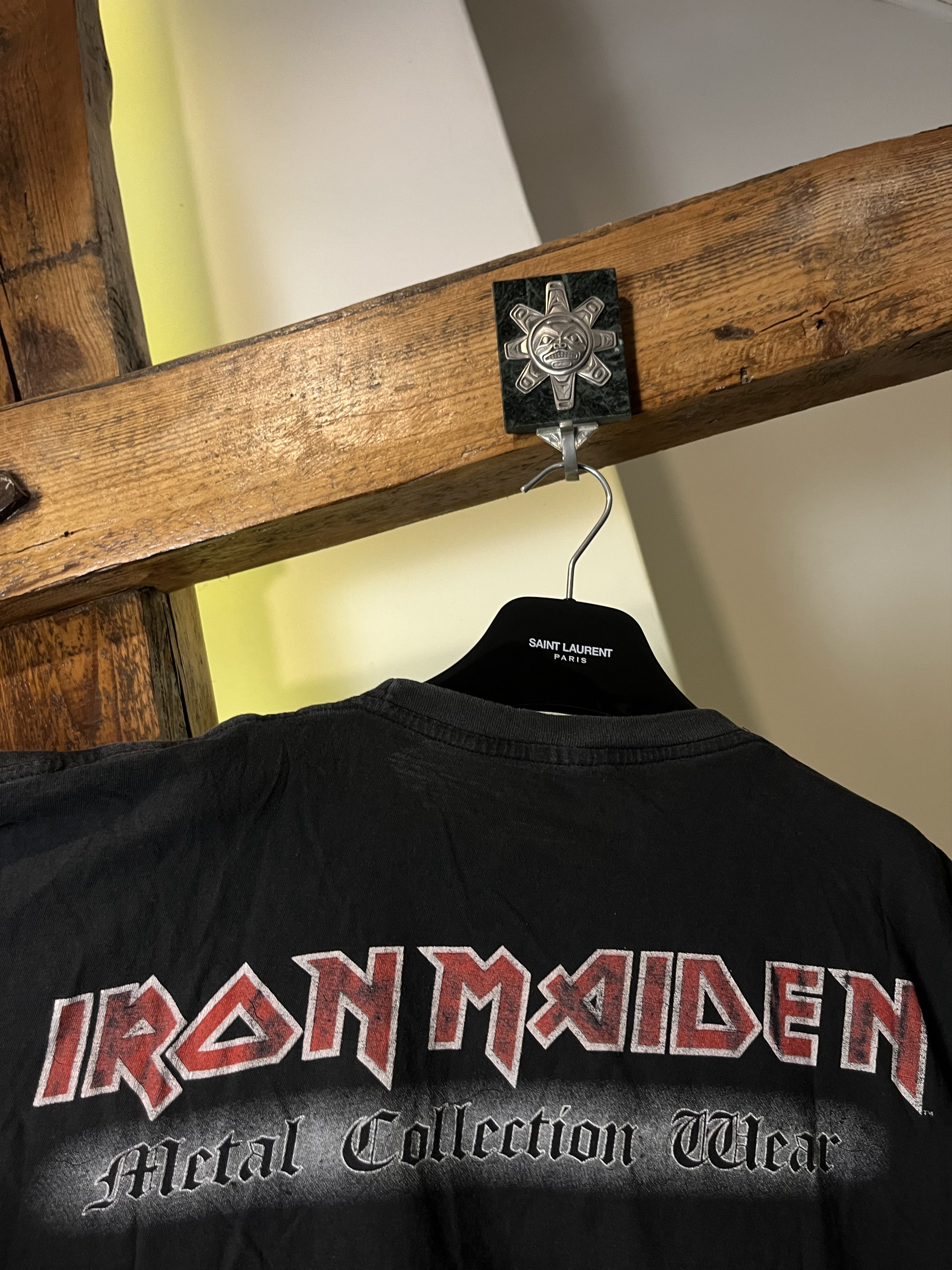 Band Tees × Iron Maiden × Vintage Rare 1982 Iron Maiden "The Number of the Beast" Album Cover Size US XL / EU 56 / 4 - 6 Thumbnail