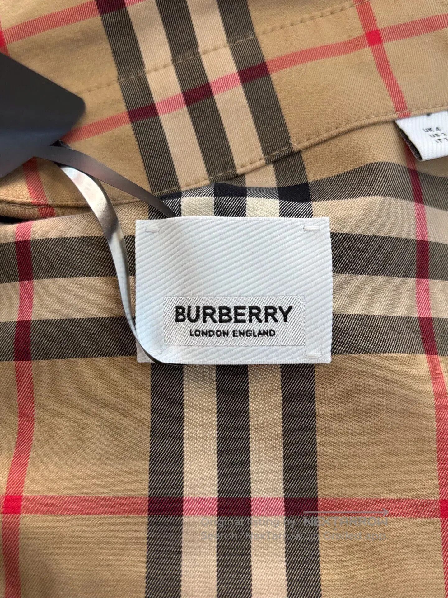 Burberry Burberry Striped LOVE Logo Men's Brown Shirt Jacket. Size US M / EU 48-50 / 2 - 5 Thumbnail