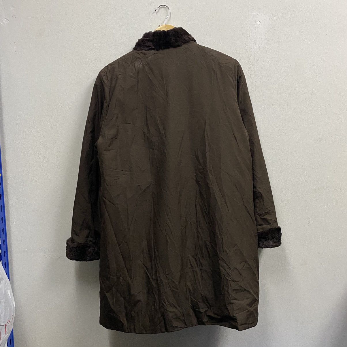 Balmain Balmain Paris brown reversible Faux Fur trimmed Coat Size US L / EU 52-54 / 3 - 4 Thumbnail