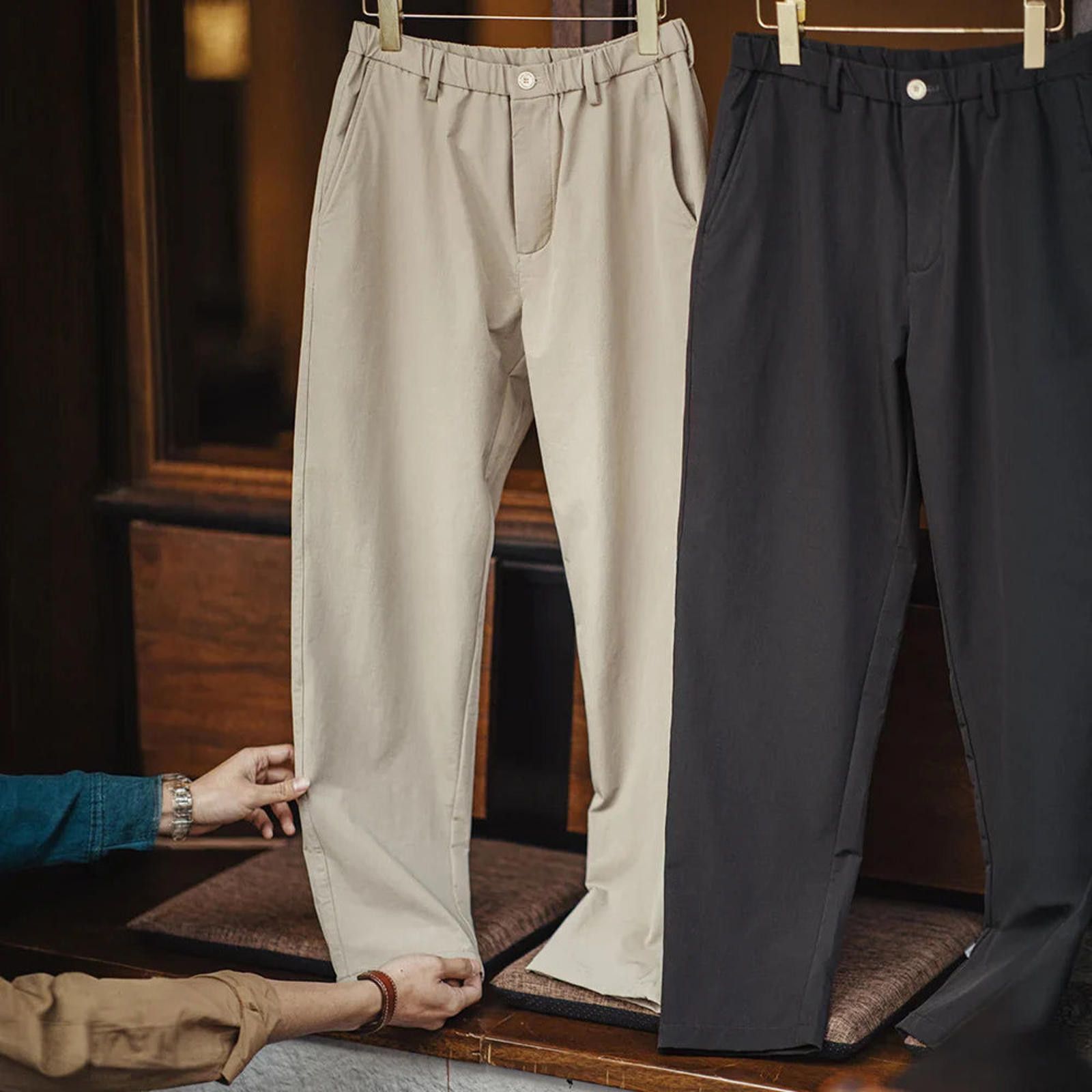 Other Crease-Resistant Tapered Pants Size US 32 / EU 48 - 10 Thumbnail