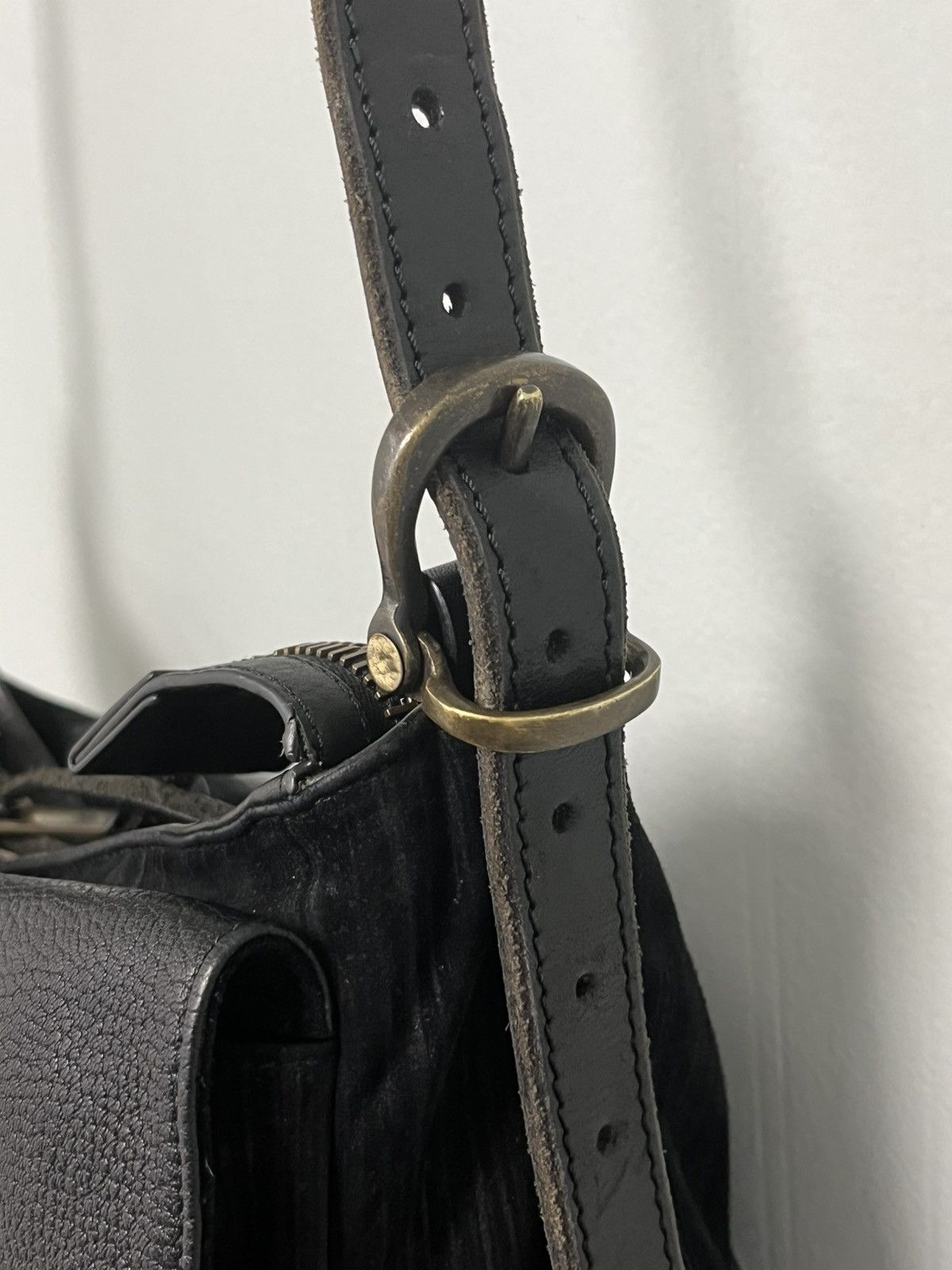 John Varvatos Leather Crossbody Bag. Size ONE SIZE - 7 Thumbnail