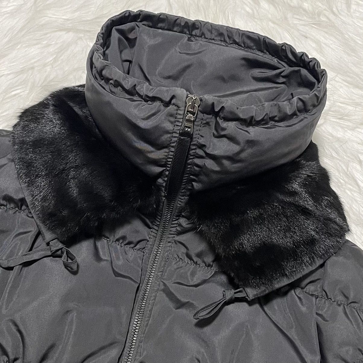 Prada Prada Down Jacket Coat with Squirrel Fur and Belt 38 Gray Size XS / US 0-2 / IT 36-38 - 7 Thumbnail