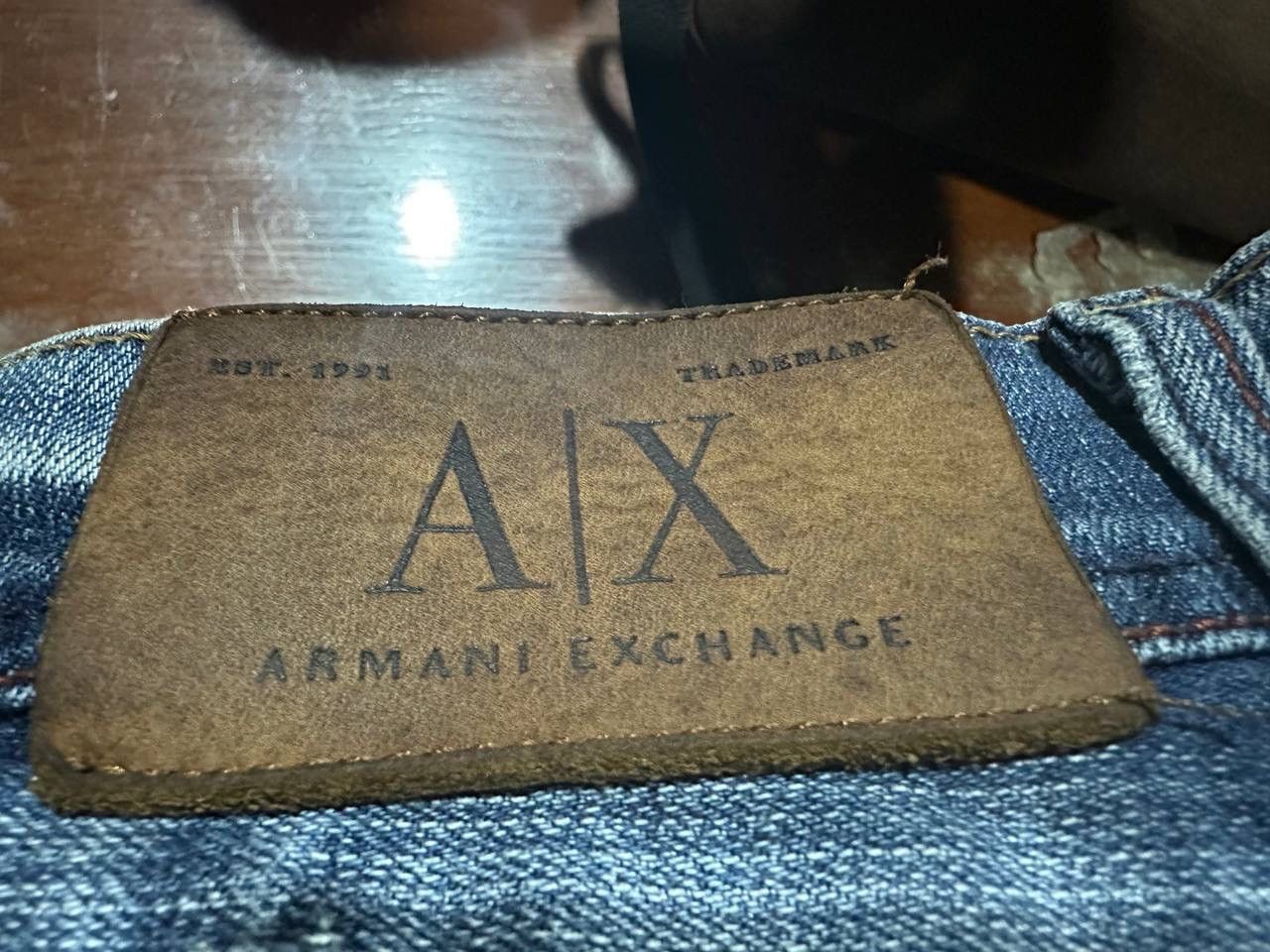 Armani Exchange × Designer armani exchange Y2K DENIM PANTS JEANS Size US 38 / EU 54 - 7 Thumbnail