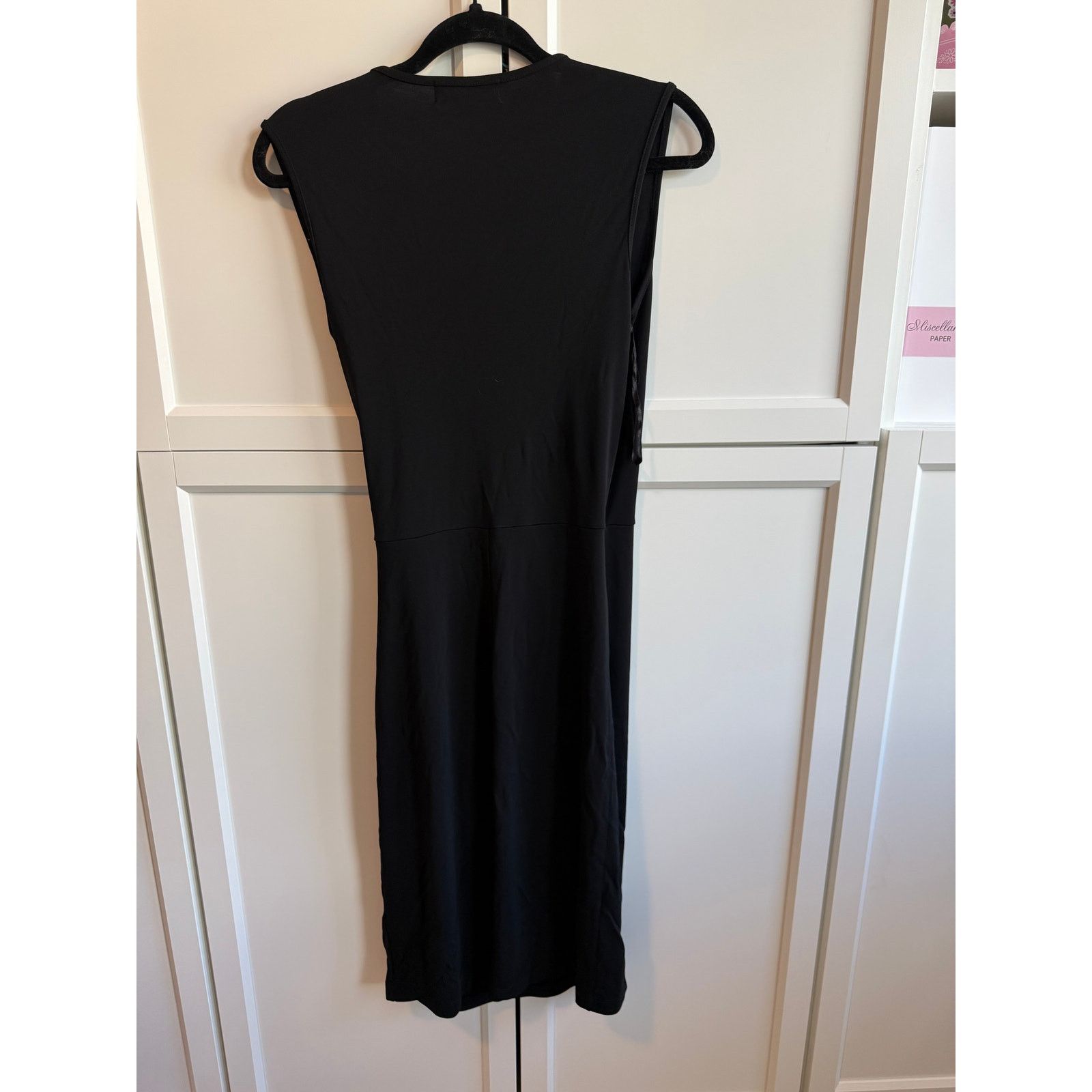 Other Casual Corner Black Midi Sleeveless Dress Women 8 - G015 Size M / US 6-8 / IT 42-44 - 3 Thumbnail