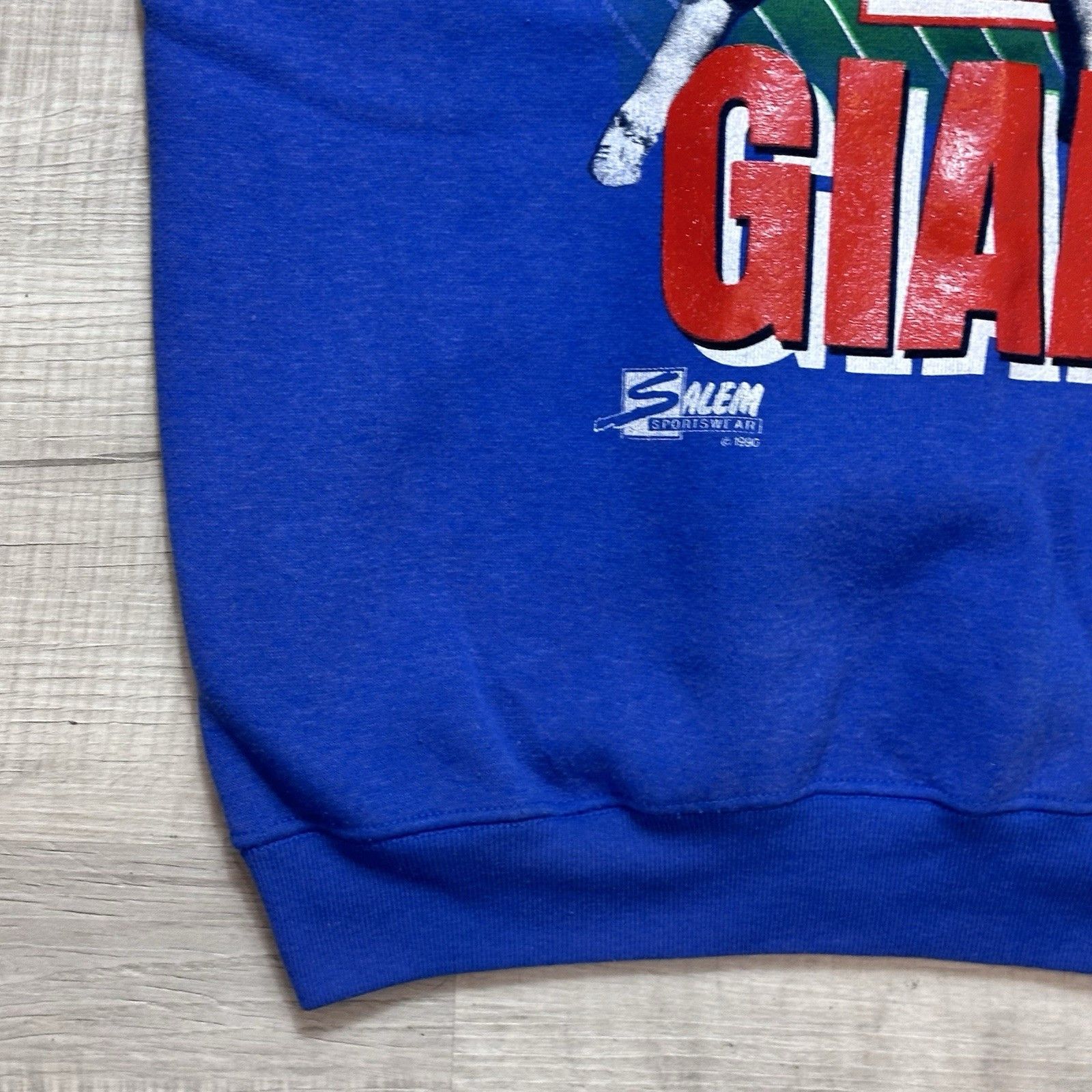 Salem Sportswear Vintage 1990 Salem Sportwear New York Giants XL Sweatshirt Size US XL / EU 56 / 4 - 2 Thumbnail