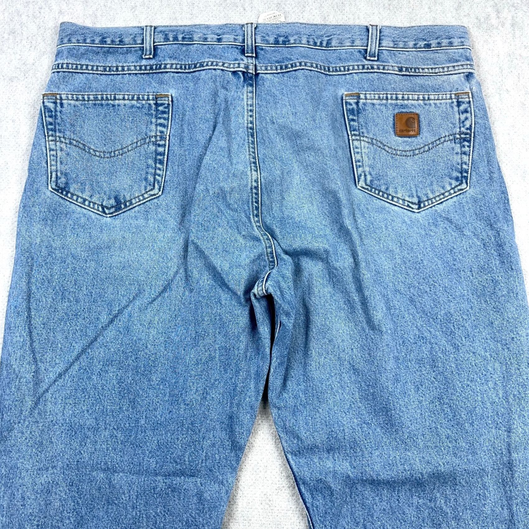 Carhartt Carhartt Jeans Men 46x30 Regular Straight Denim Blue Medium Wash Work Wear B18 STW Size US 30 / EU 46 - 3 Thumbnail