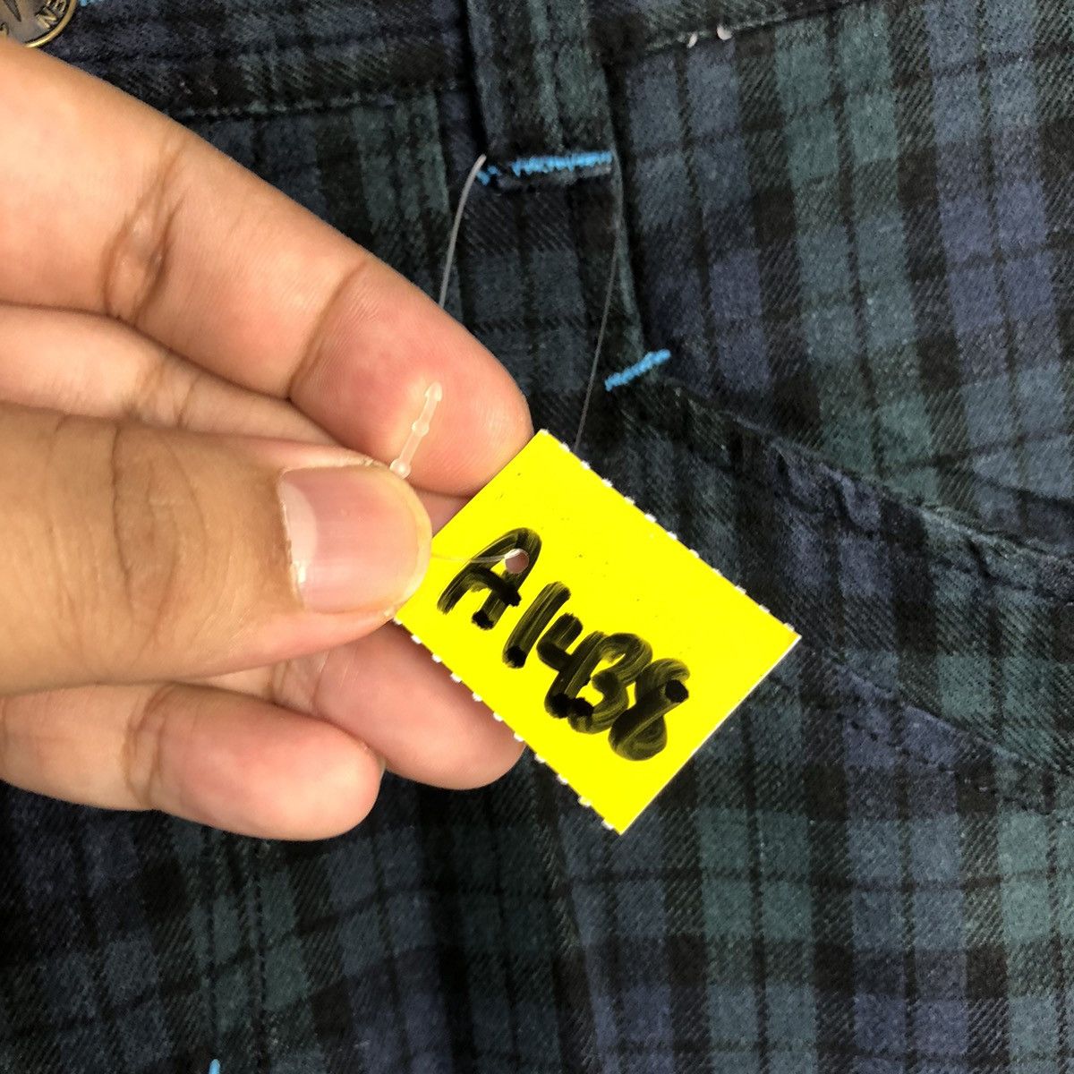 Hang Ten Hang Ten Green Checkred utility tactical Cargo Pants #A1438 Size US 26 / EU 42 - 13 Thumbnail