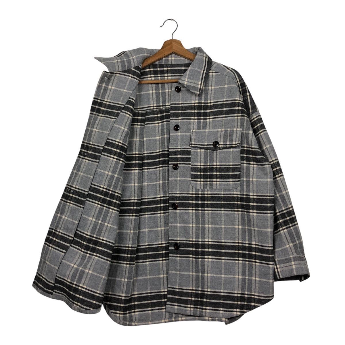 Japanese Brand 📌Vintage Button Jacket Tartan Design GU Japan Issey Miyake Size US XL / EU 56 / 4 - 12 Thumbnail