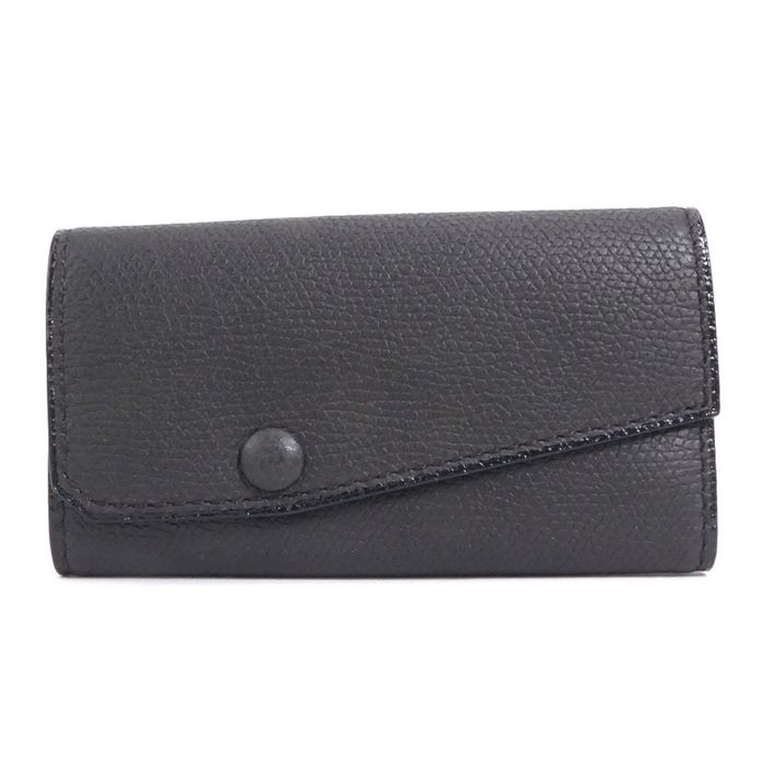 Valextra VALEXTRA key case leather dark brown unisex | Grailed