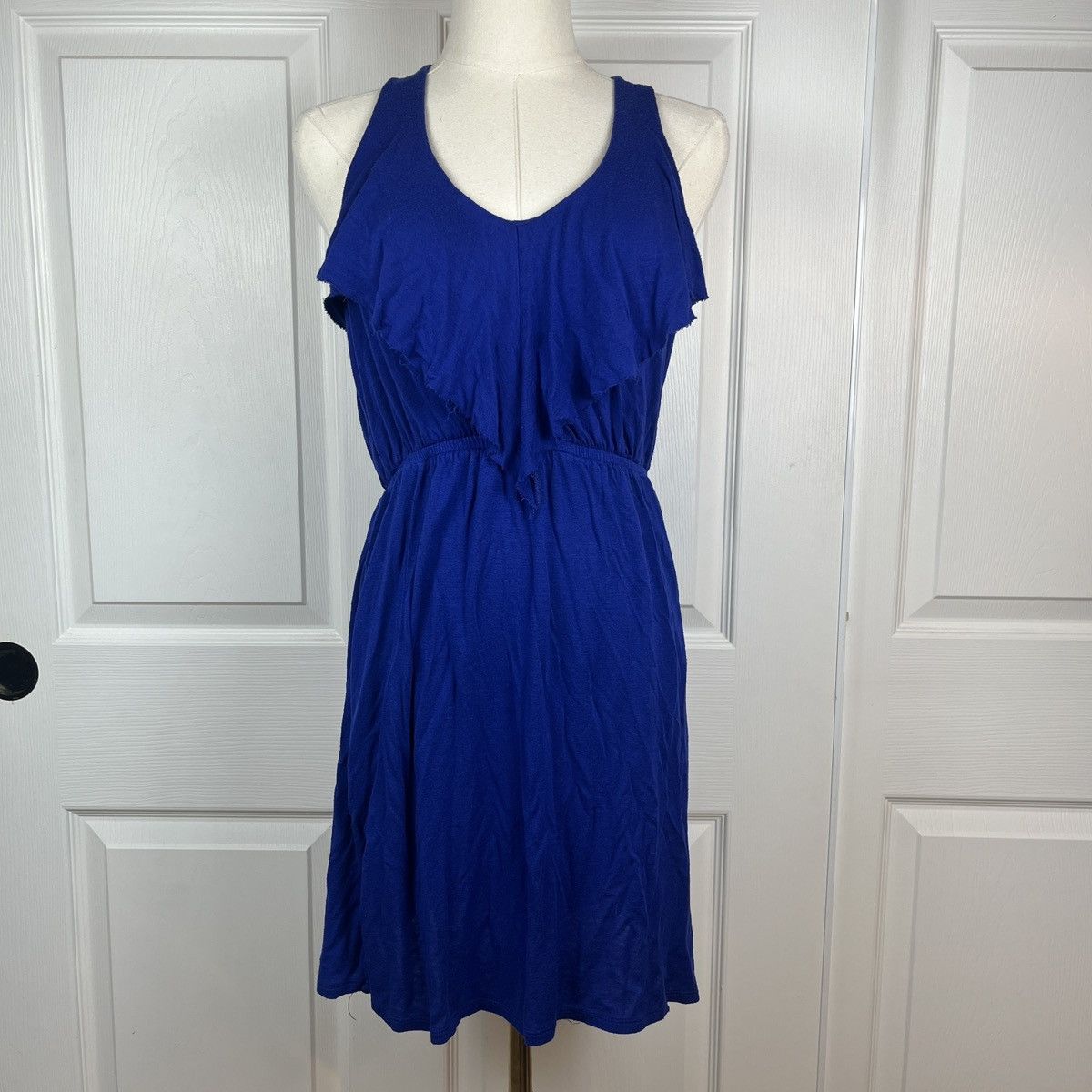 Other Vintage Y2K one clothing blue ruffle mini dress Size M / US 6-8 / IT 42-44 - 1 Thumbnail