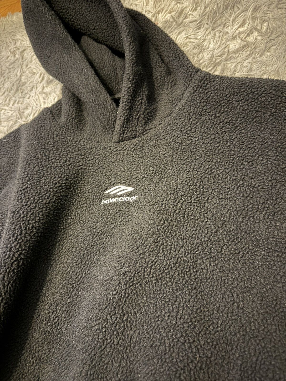 Balenciaga fleece hoodie from skiwear collection Size US L / EU 52-54 / 3 - 2 Thumbnail