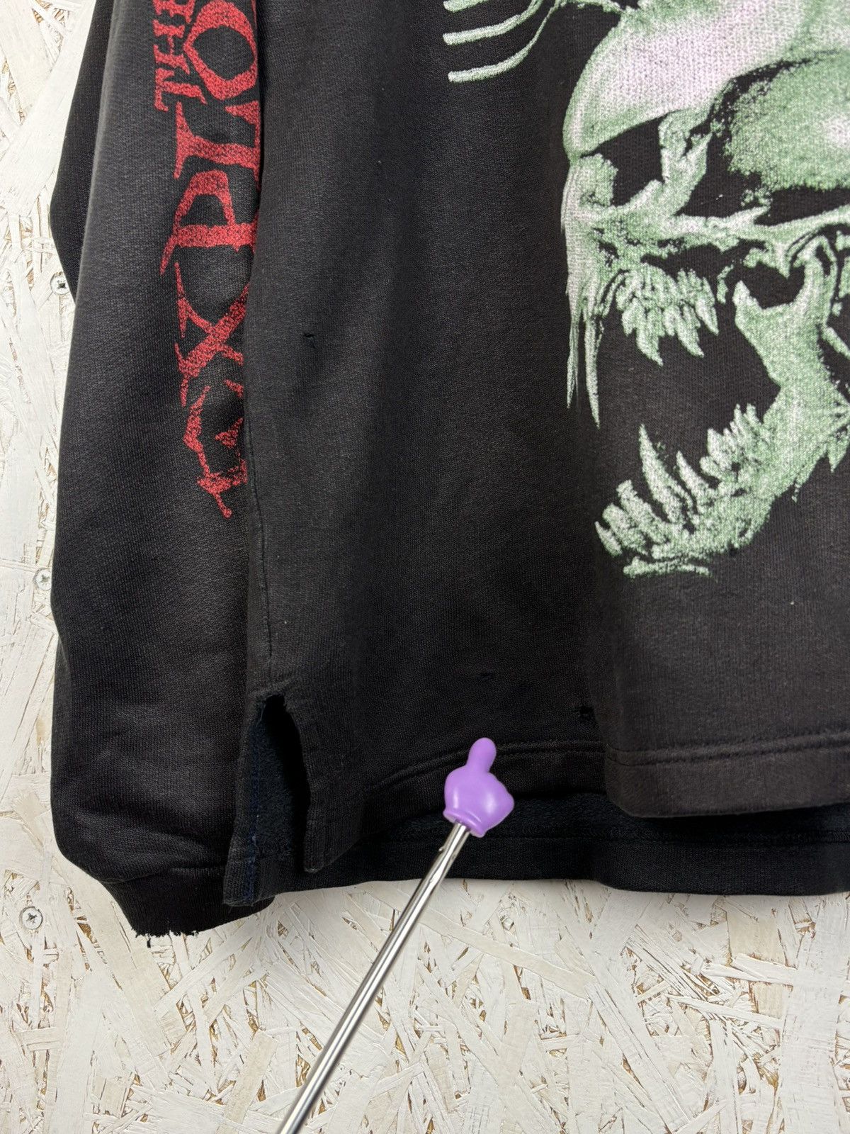 Band Tees Vintage The Exploited Beat The Bastards Punk Band Hoodie Size US L / EU 52-54 / 3 - 4 Thumbnail
