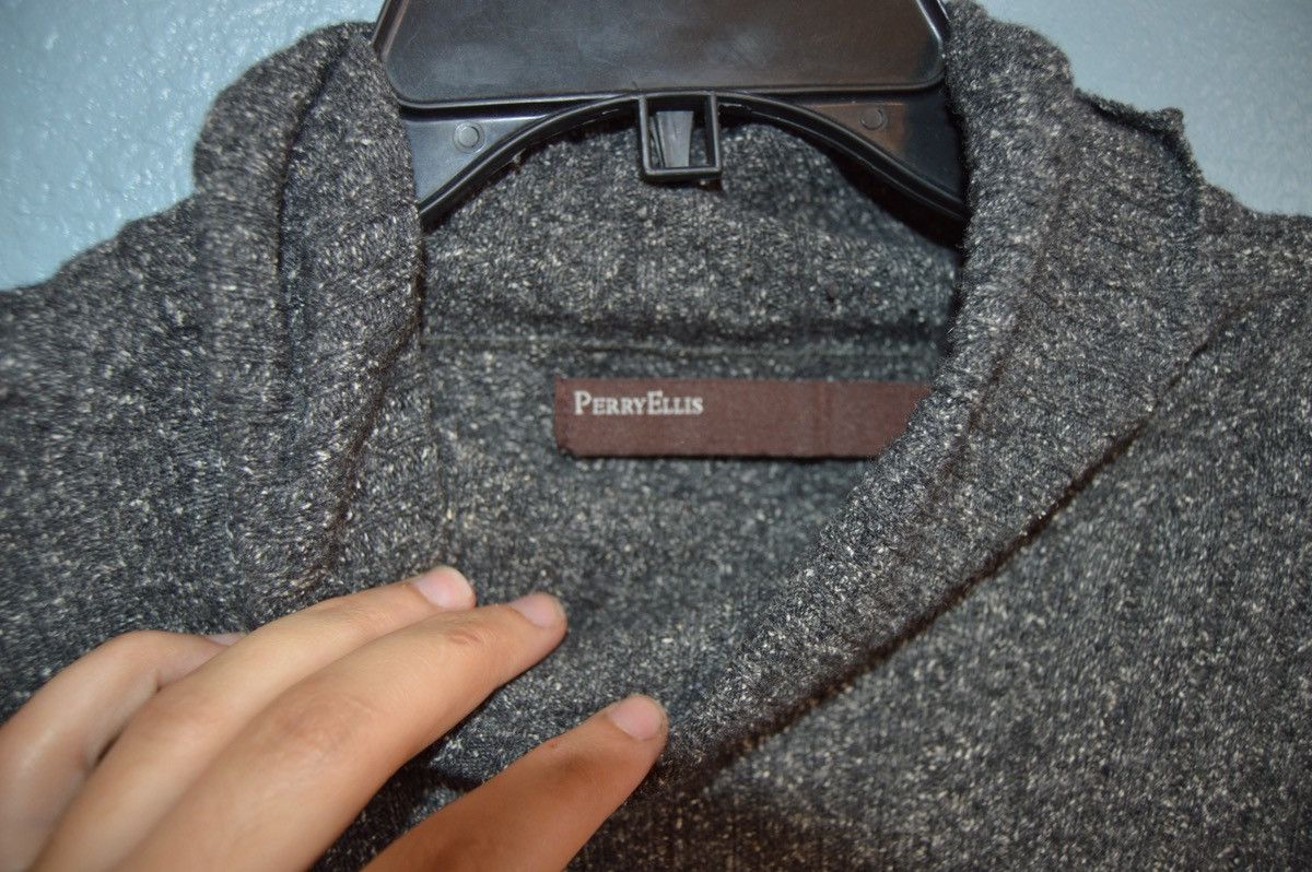 Other Perry Ellis Men’s Charcoal Gray Shawl Collar Sweater Size US L / EU 52-54 / 3 - 1 Thumbnail