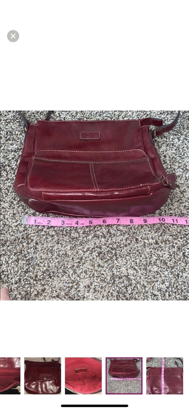 Relic Relic by fossil maroon crossbody bag Size ONE SIZE - 7 Thumbnail
