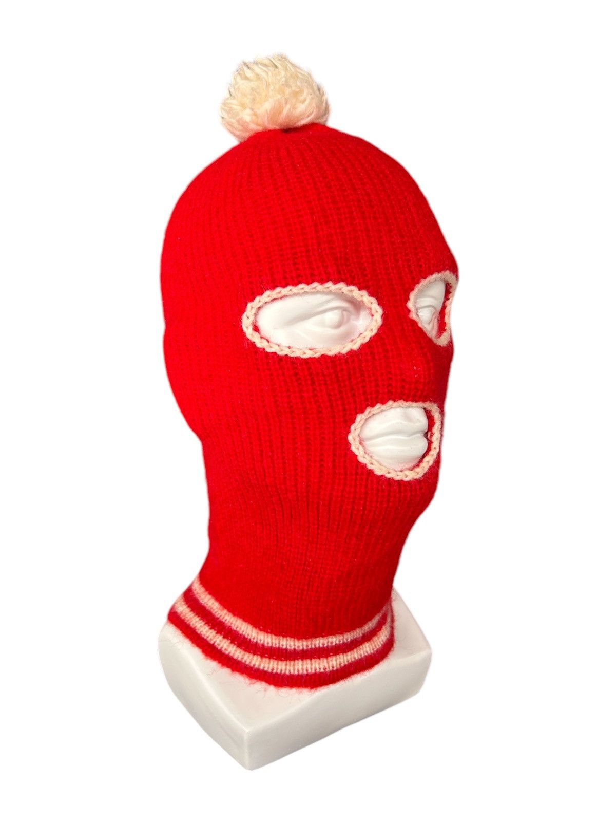 Japanese Brand × Kapital × Vintage Vtg Balaclava Masked Knitt Japanese Style 🎌☠️☠️ Size ONE SIZE - 1 Thumbnail