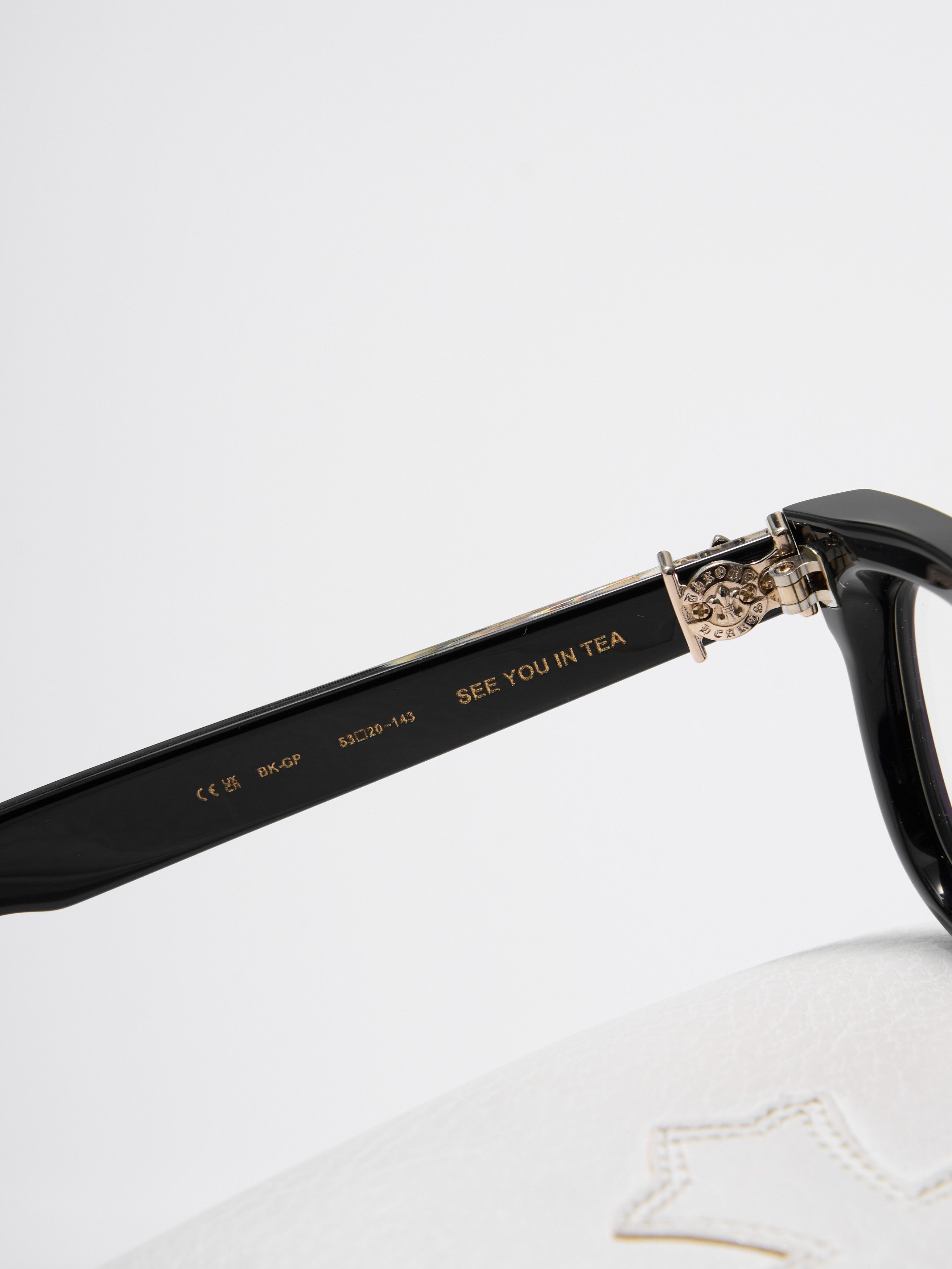 Chrome Hearts CHROME HEARTS SEE YOU IN TEA BLACK GOLD PLATED Size ONE SIZE - 8 Thumbnail