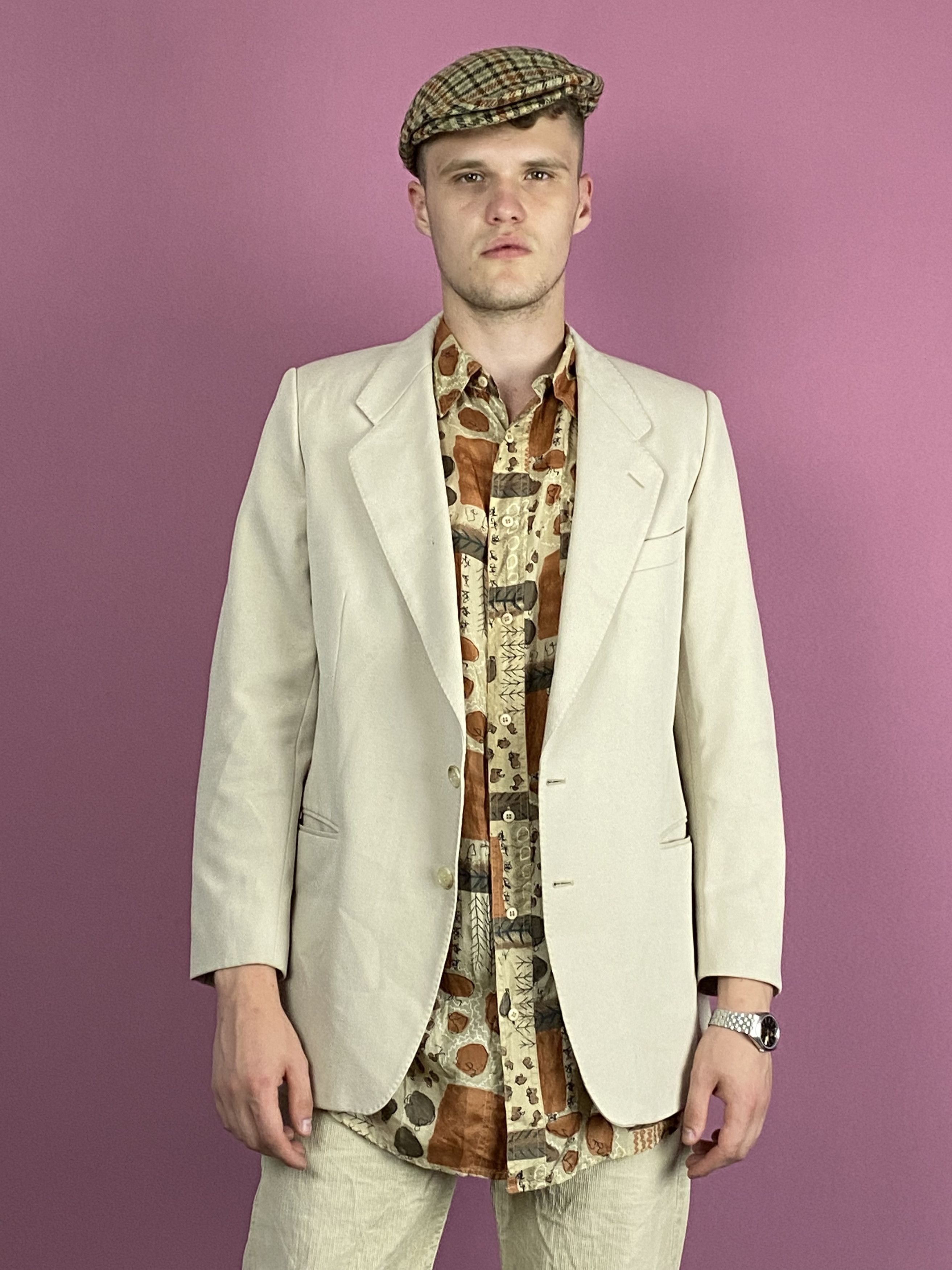 Designer × Guy Laroche Guy Laroche Vintage Men's Suit Blazer Jacket - L Size 50R - 1 Thumbnail