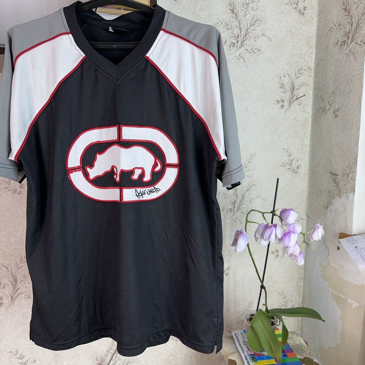 Ecko Unltd. × Vintage Vintage Ecko Unltd Centre Logo Skate Rap Streetwear XL Black Size US XL / EU 56 / 4 - 4 Thumbnail