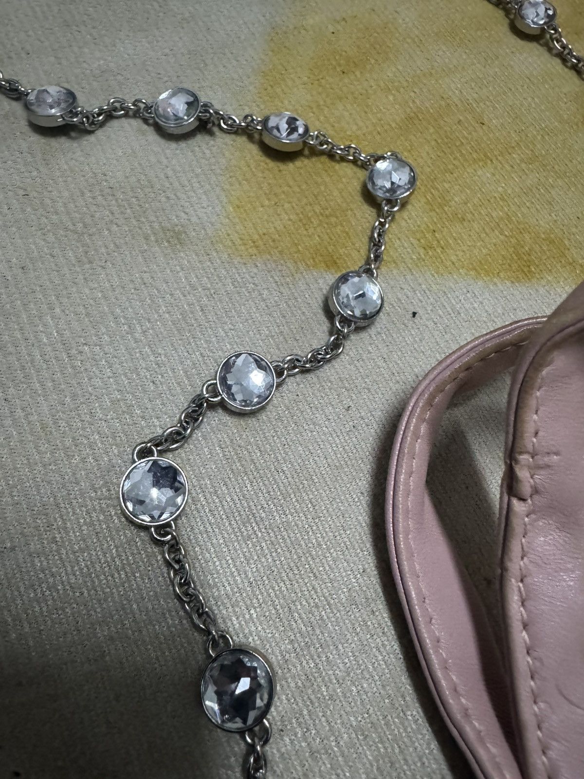 Miu Miu Miu miu crystal leather handbag Size ONE SIZE - 5 Thumbnail