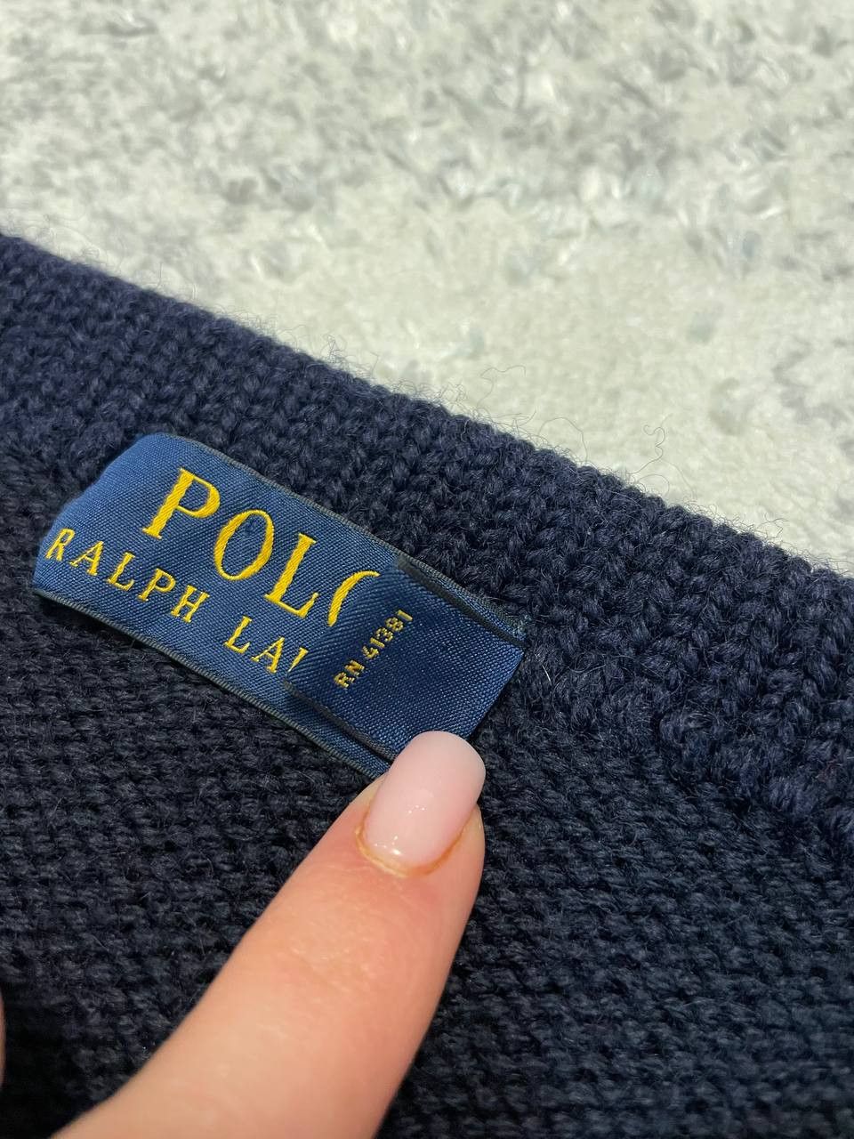 Ralph Lauren Wool Knit Sweater Mens Polo Ralph Lauren Scribble RLPC Logo Size US XXL / EU 58 / 5 - 11 Thumbnail