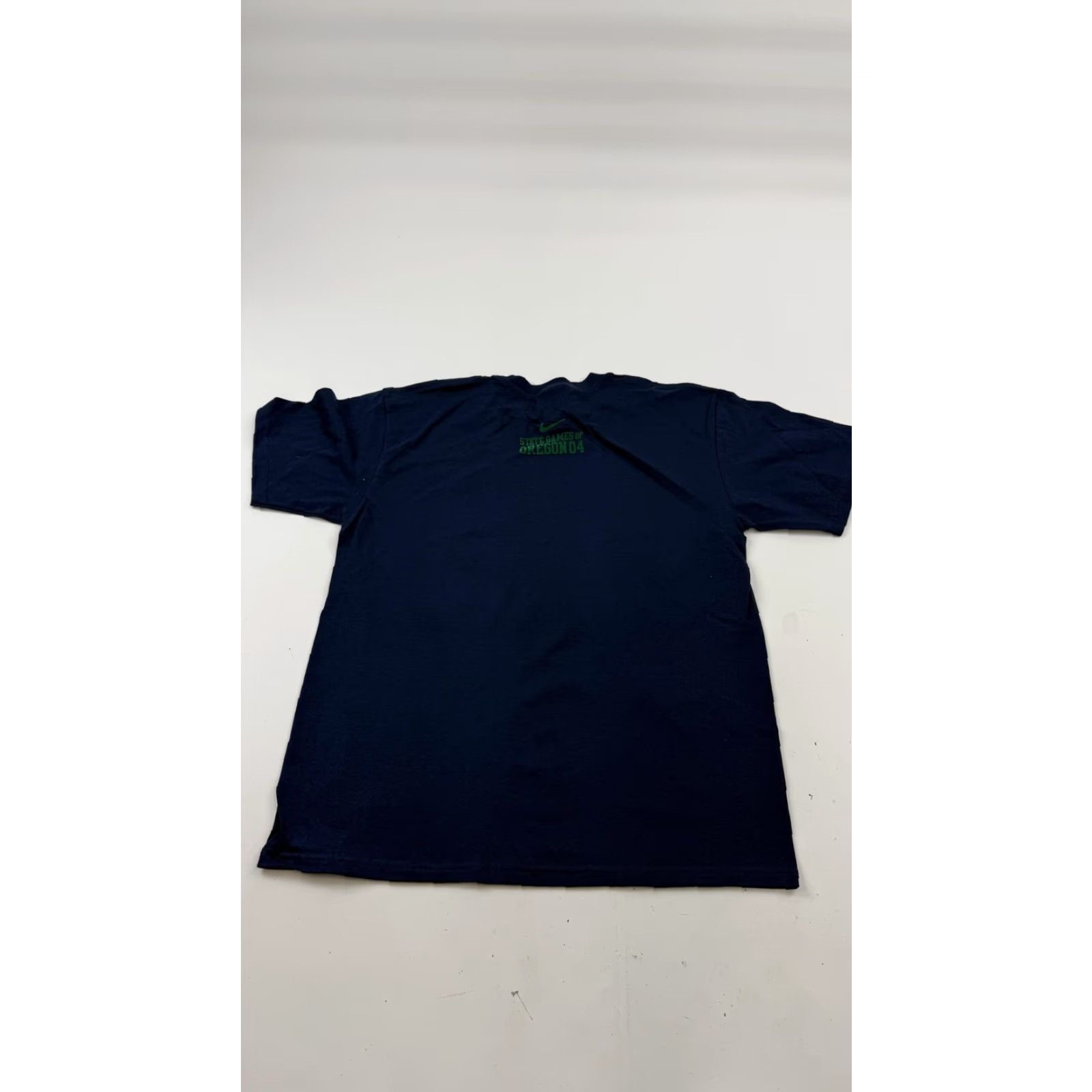 Nike VINTAGE Nike State Games of Oregon T-Shirt Mens Small Navy 2004 Graphic 2000s Size US S / EU 44-46 / 1 - 7 Thumbnail