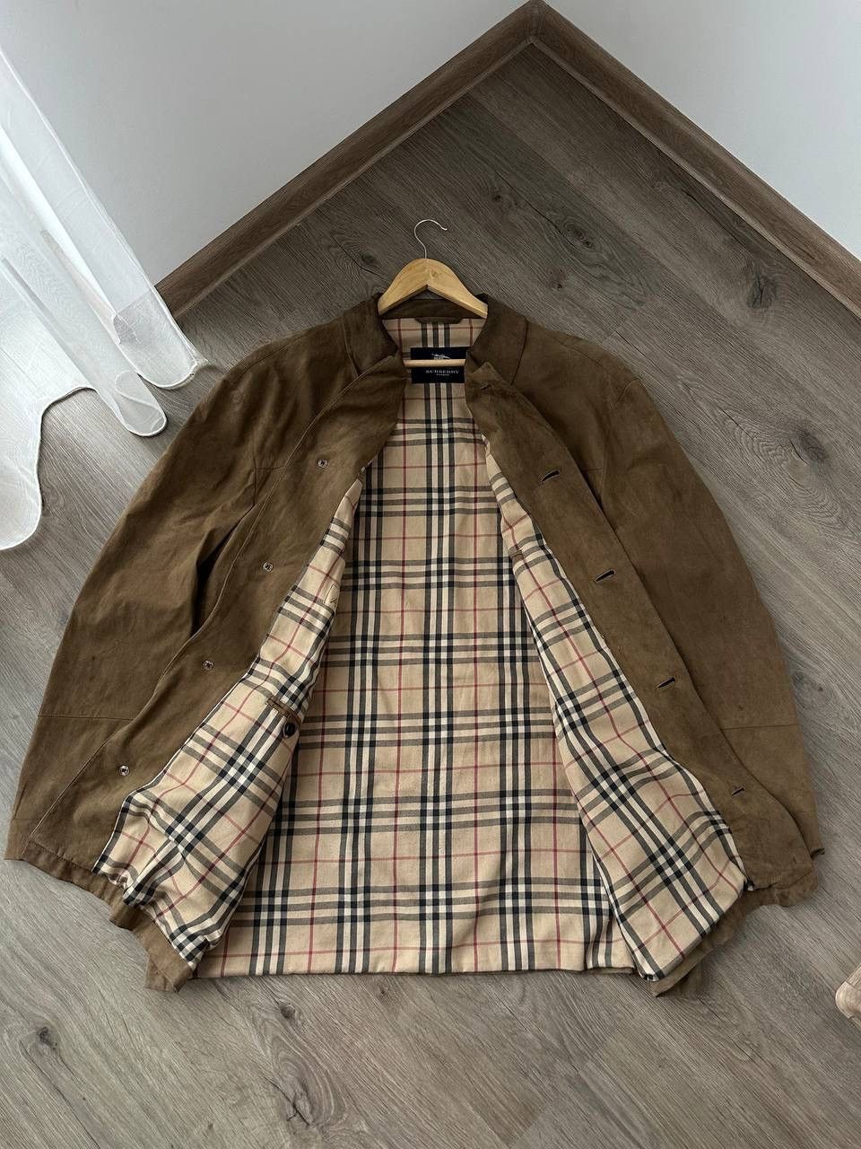 Burberry × Vintage Vintage Burberry Nova Check Brown Coats Jacket Size US L / EU 52-54 / 3 - 12 Thumbnail